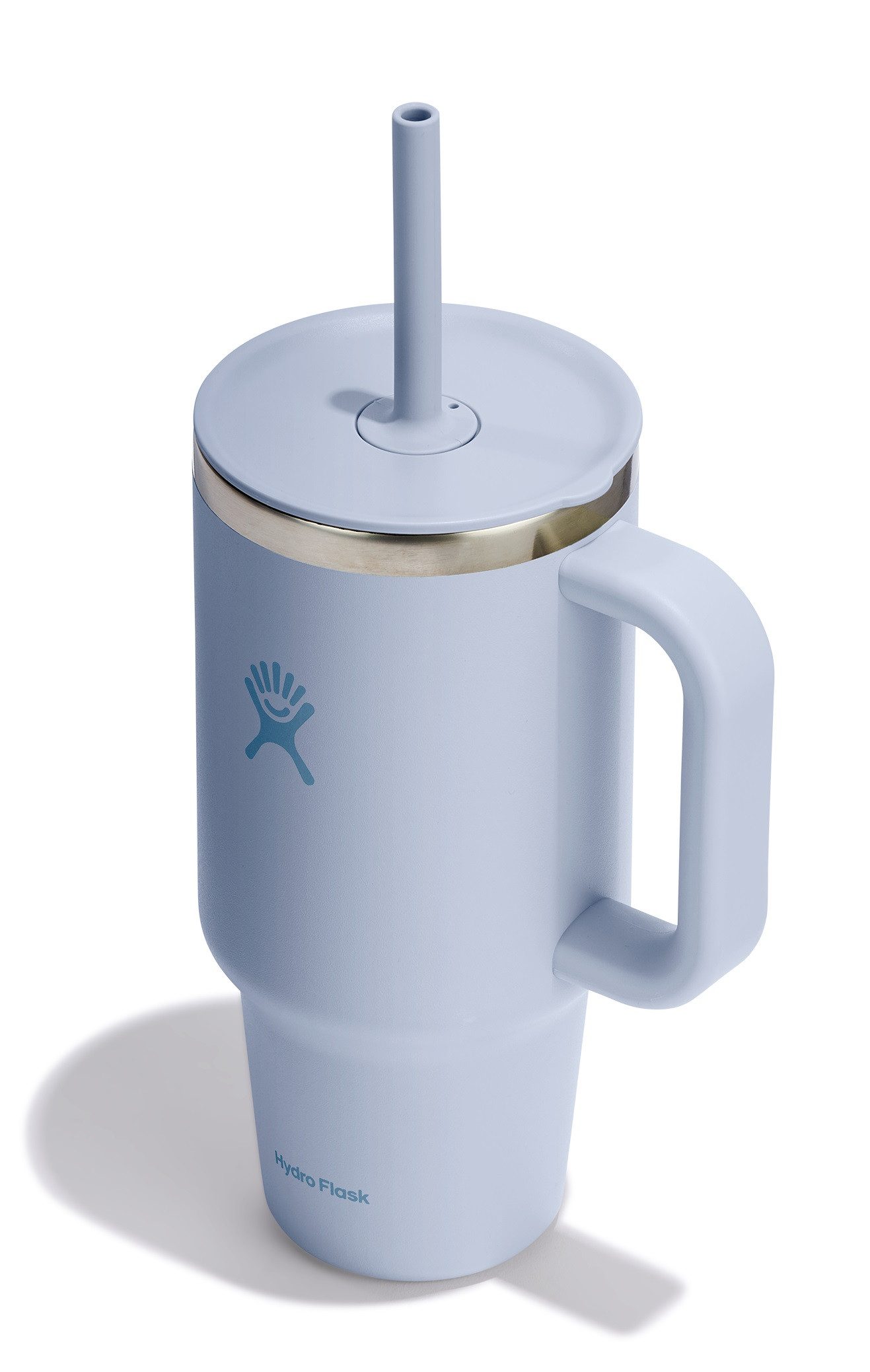 Hydro Flask Thermobecher All Around Travel Tumbler in den Größen 24 oz/ 32 oz / 40 oz, 1-tlg., Edelstahl, Thermo Cup mit Strohhalm, 709 ml/ 946 ml/ 1182 ml