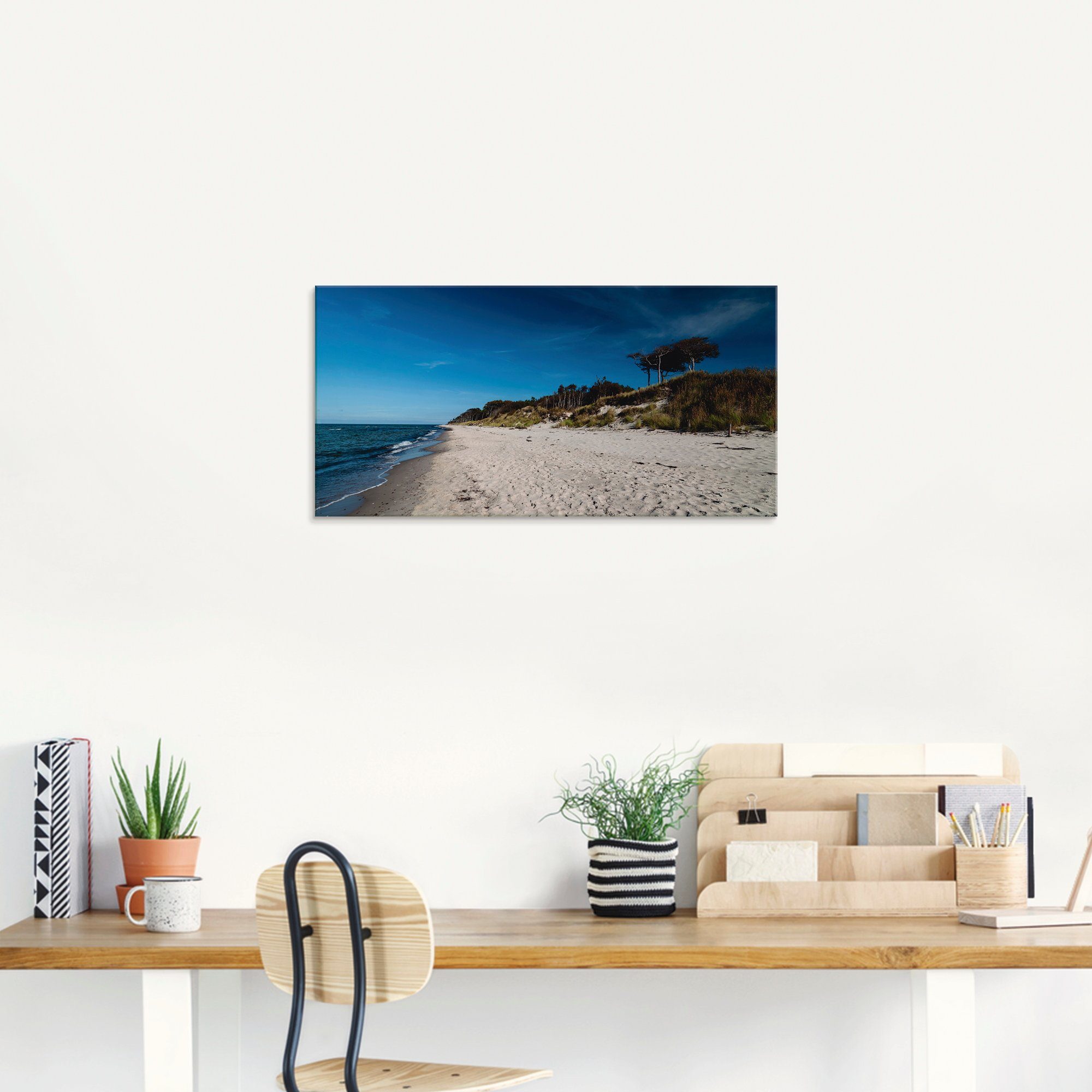 Artland Glasbild »Am Weststrand- Ostsee - Darss«, Strand (1 Stück)-kaufen