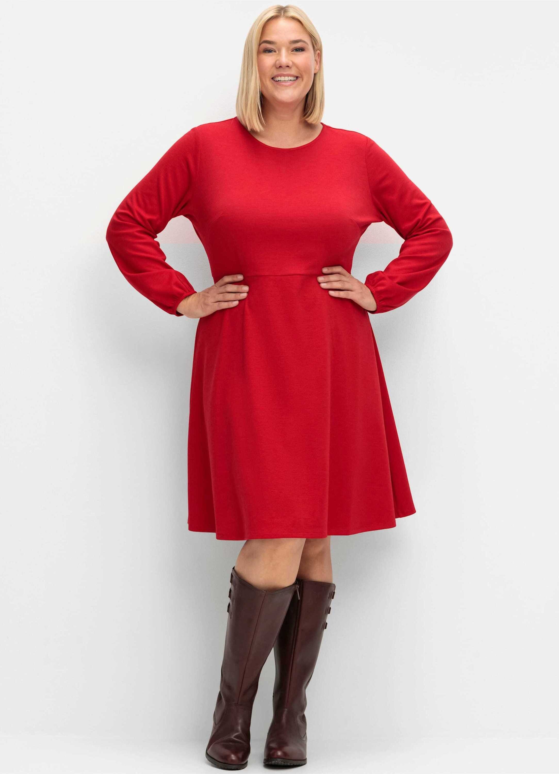 Sieh an! Etuikleid Kleid Langarm günstig online kaufen