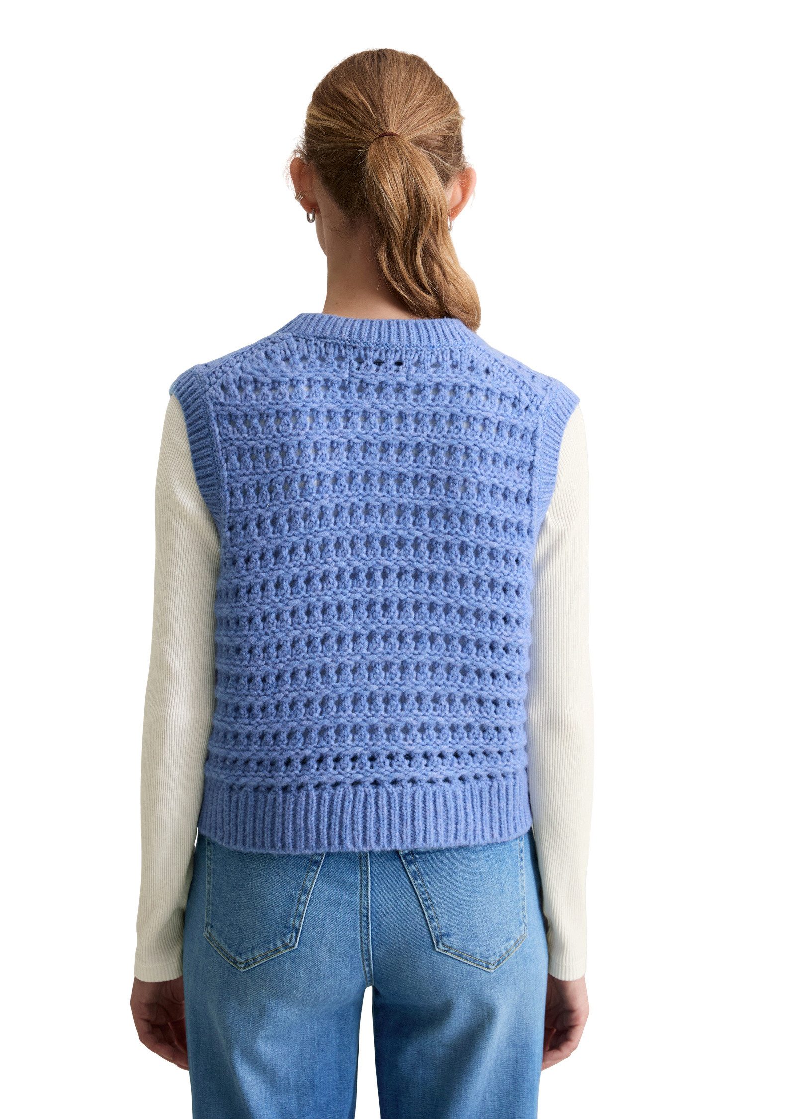 Marc O'Polo DENIM Strickpullover aus softem Schurwolle-Mix