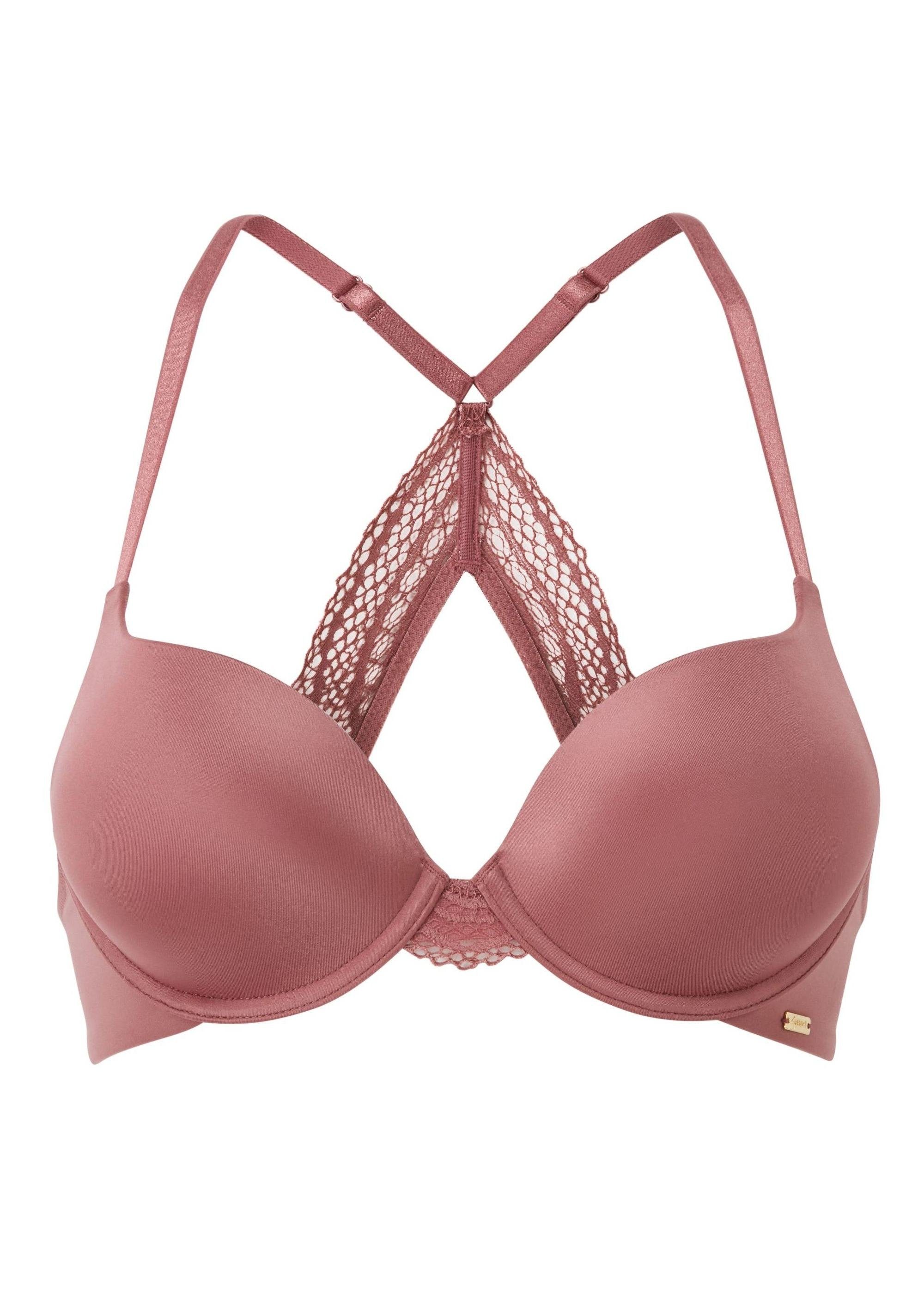 Gossard Dekolleté-BH Shimmer Lace Push-Up Vintage Rose (T-Shirt BH, 1-tlg., Spitze/Netz) verführerisch sexy