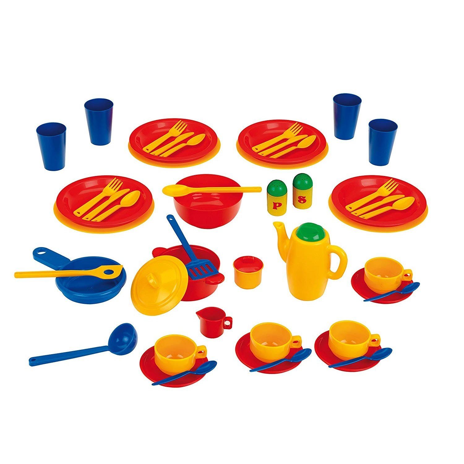 Theo Klein Spiel-Kochgeschirr 9250 Emma´s Kitchen Family Set, groß