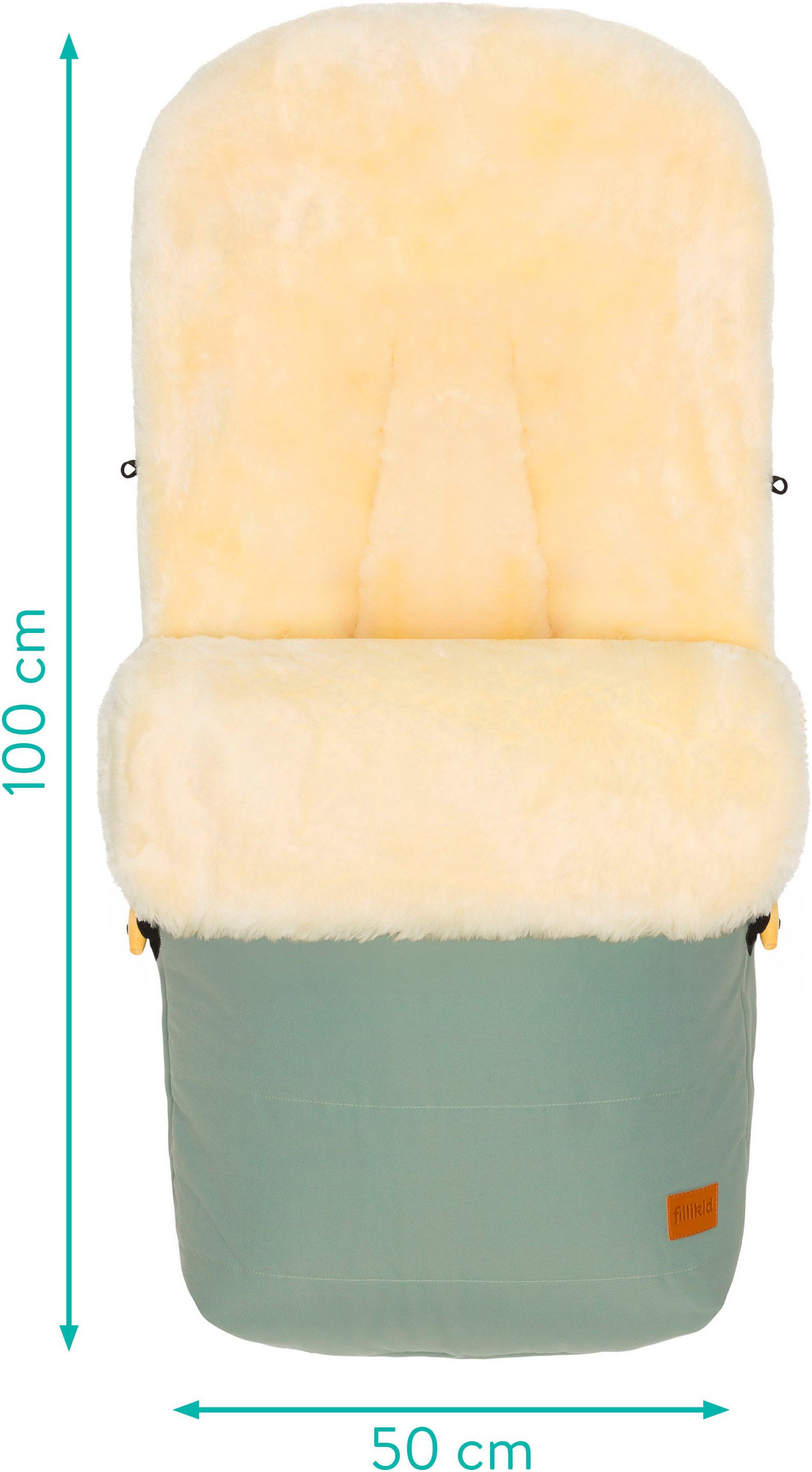Fillikid Fußsack Bernina Winterfußsack