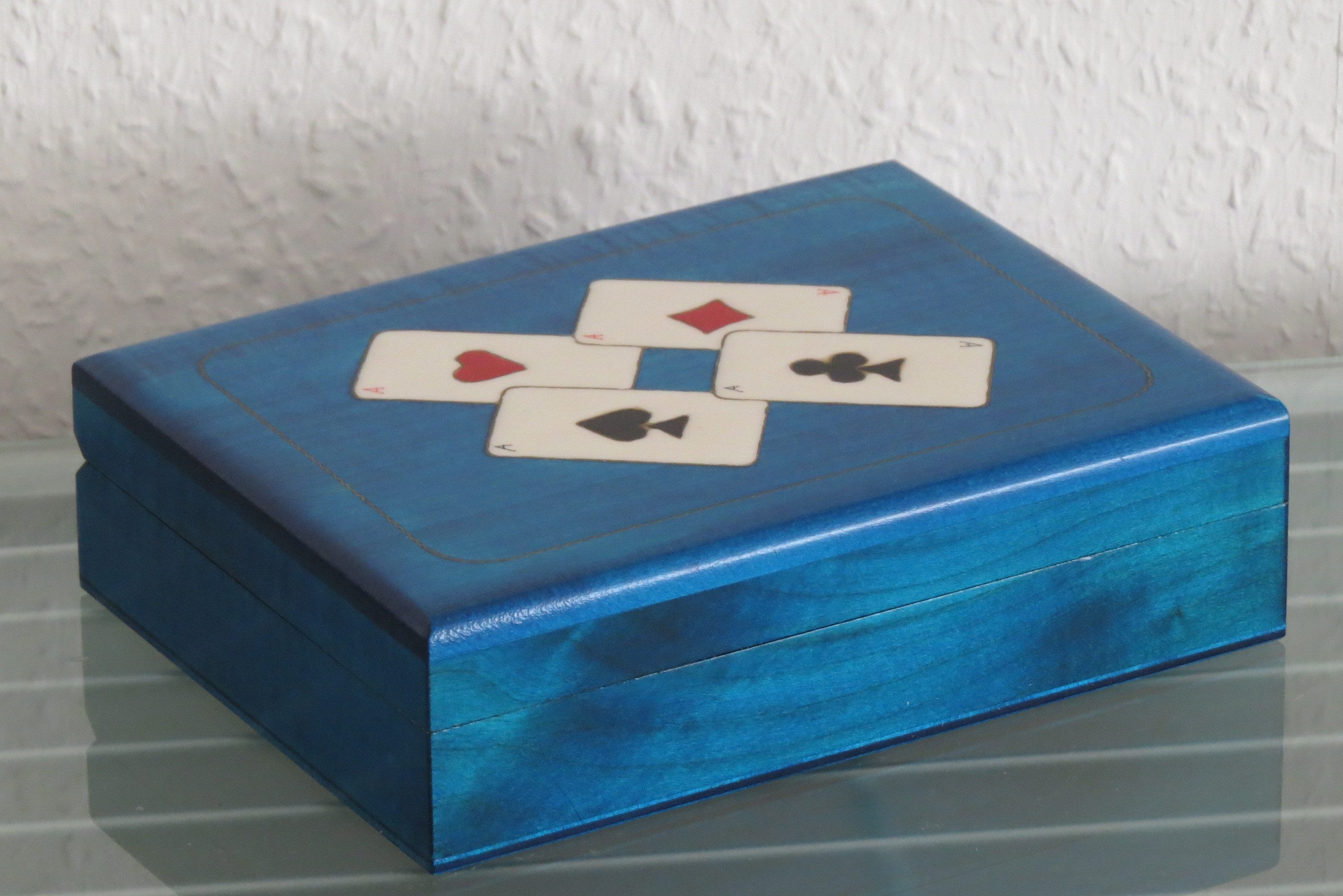 Holzprodukte Менюskasten Kartenbox Holzkästchen Kästchen Kassette Aufbewahrung Karten