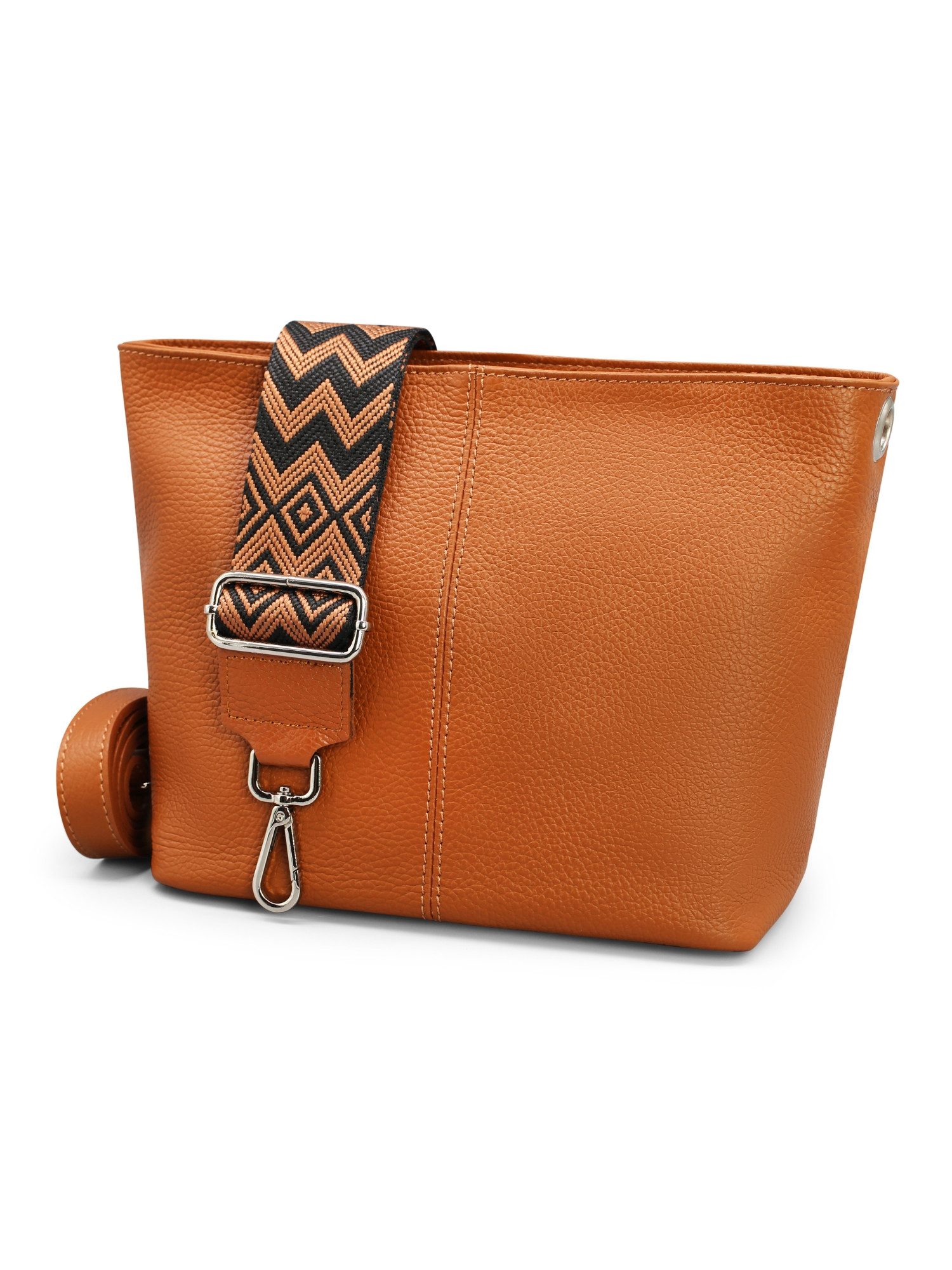 Adel Bags Schultertasche Vera Echt Leder Umhängetasche mit Innenfächern – 10 Farben, echtes Leder