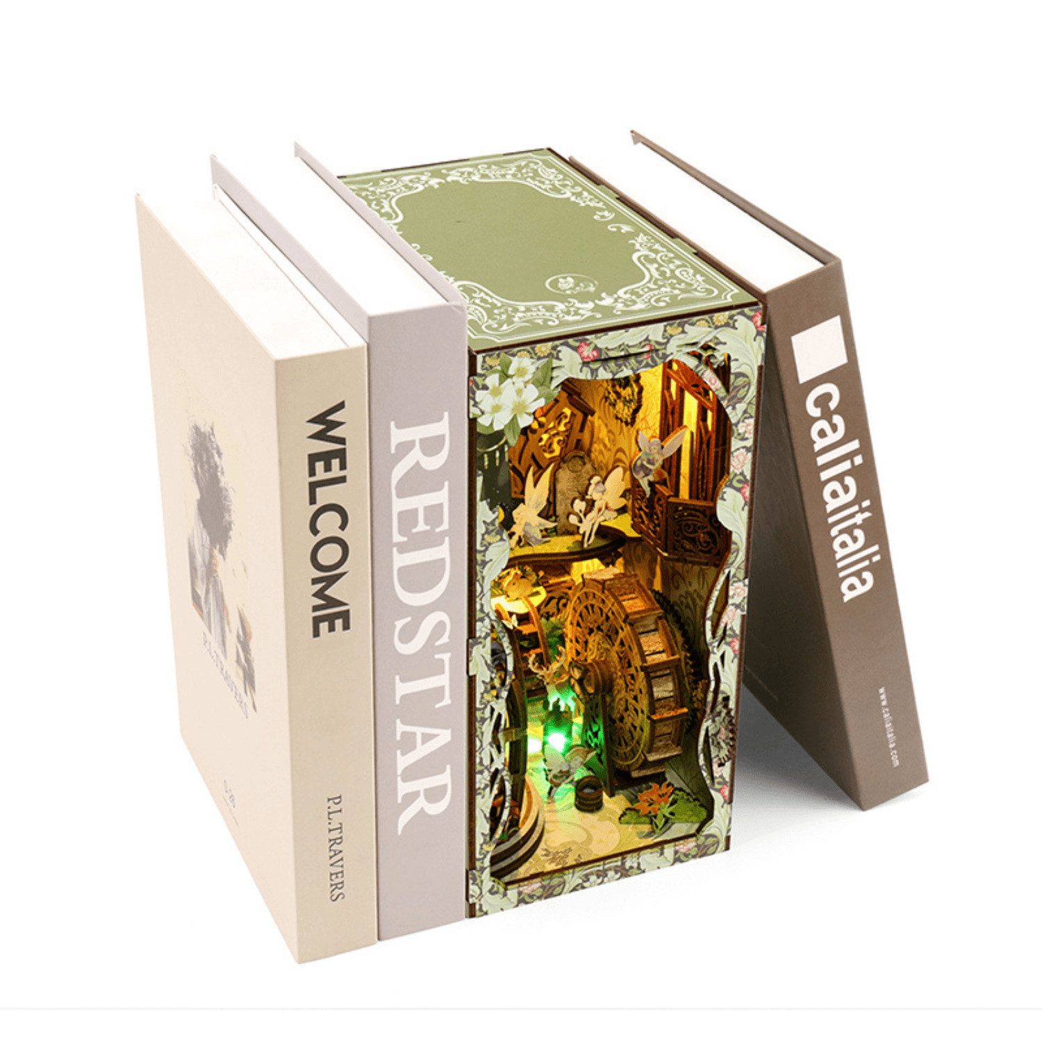 MagicHolz 3D-Puzzle MagicHolz Secret World of the Forest Diorama Book Nook, 243 Puzzleteile