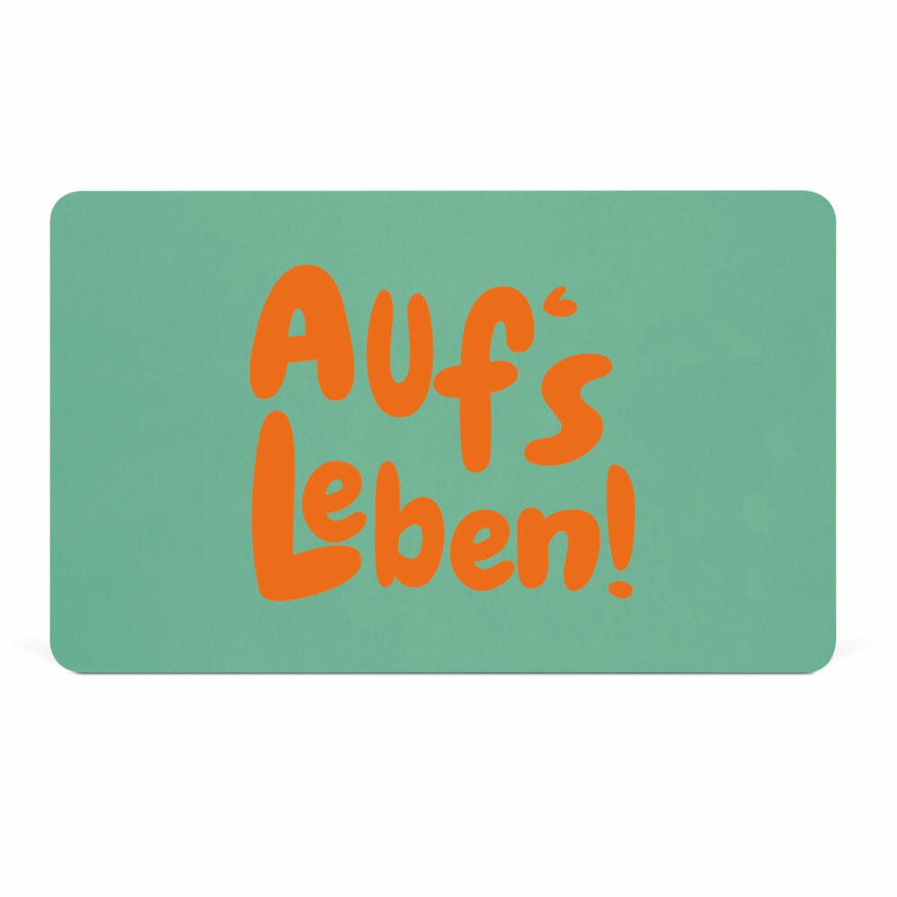 PPD Frühstücksbrett Aufs Leben D@H Tray, 14.3 x 23.3 cm, Resopal