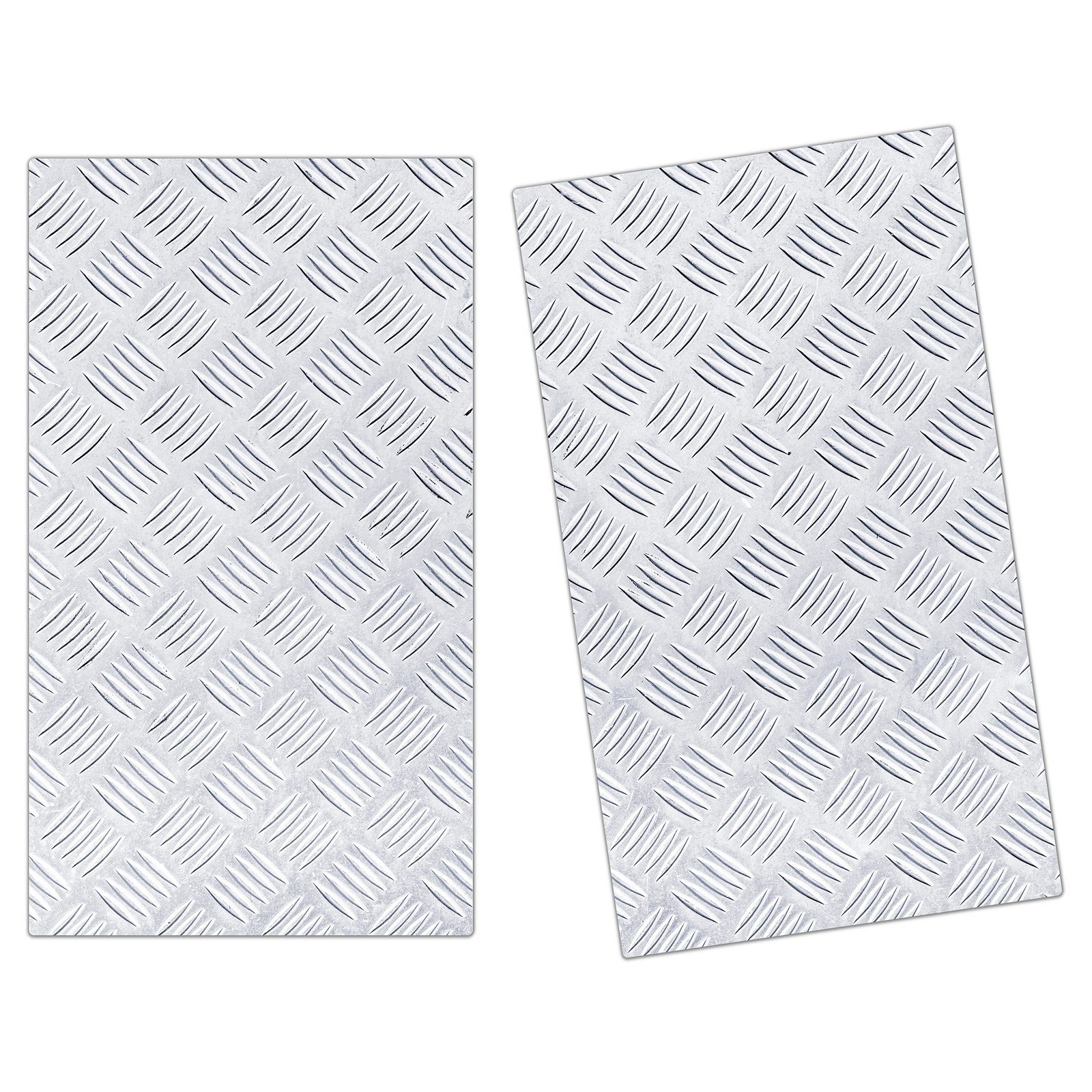 Herdabdeckplatte Aus Glas – 2-teilig, 60x52 Cm, Mit New York Motif Für Ceran & Induktion