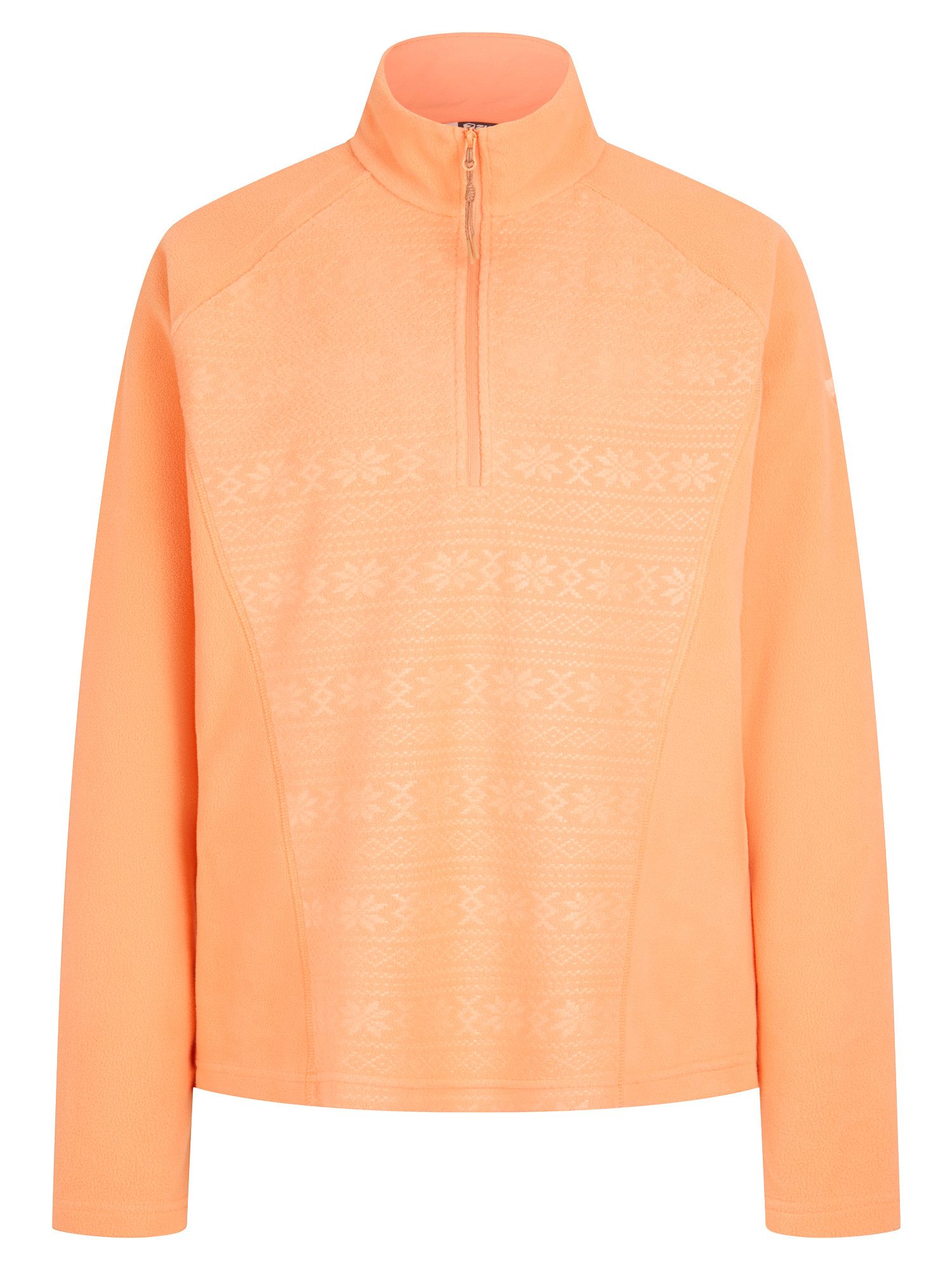 Ziener Sweatshirt JANUKI-Z DAMEN Fleece, wärmend, elastisch, halber Front-Reißverschluss