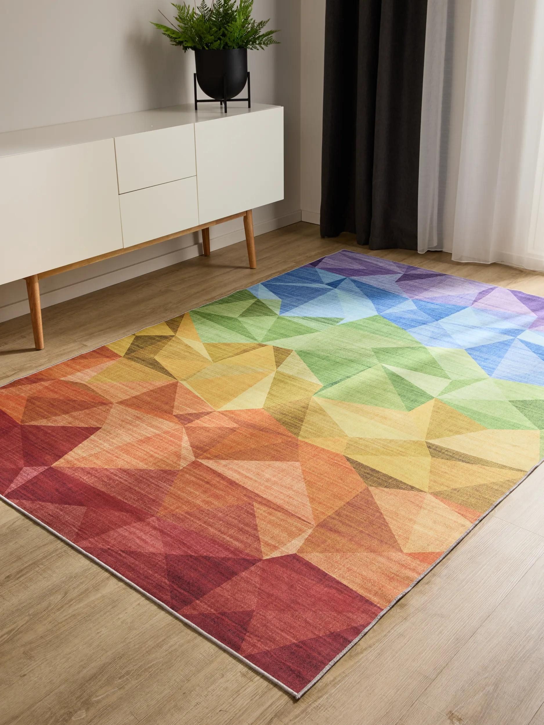 benuta Teppich George, rechteckig, Höhe: 5 mm, Vintage-Look, Kurzflor, Teppich Wohnzimmer, Schlafzimmer, Waschbar