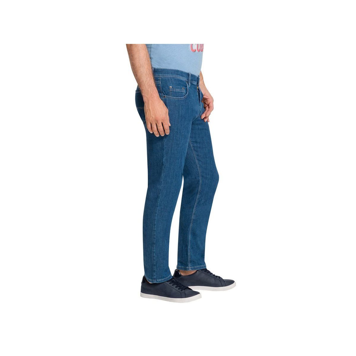 blau Stoffhose Authentic Jeans Pioneer (1-tlg)