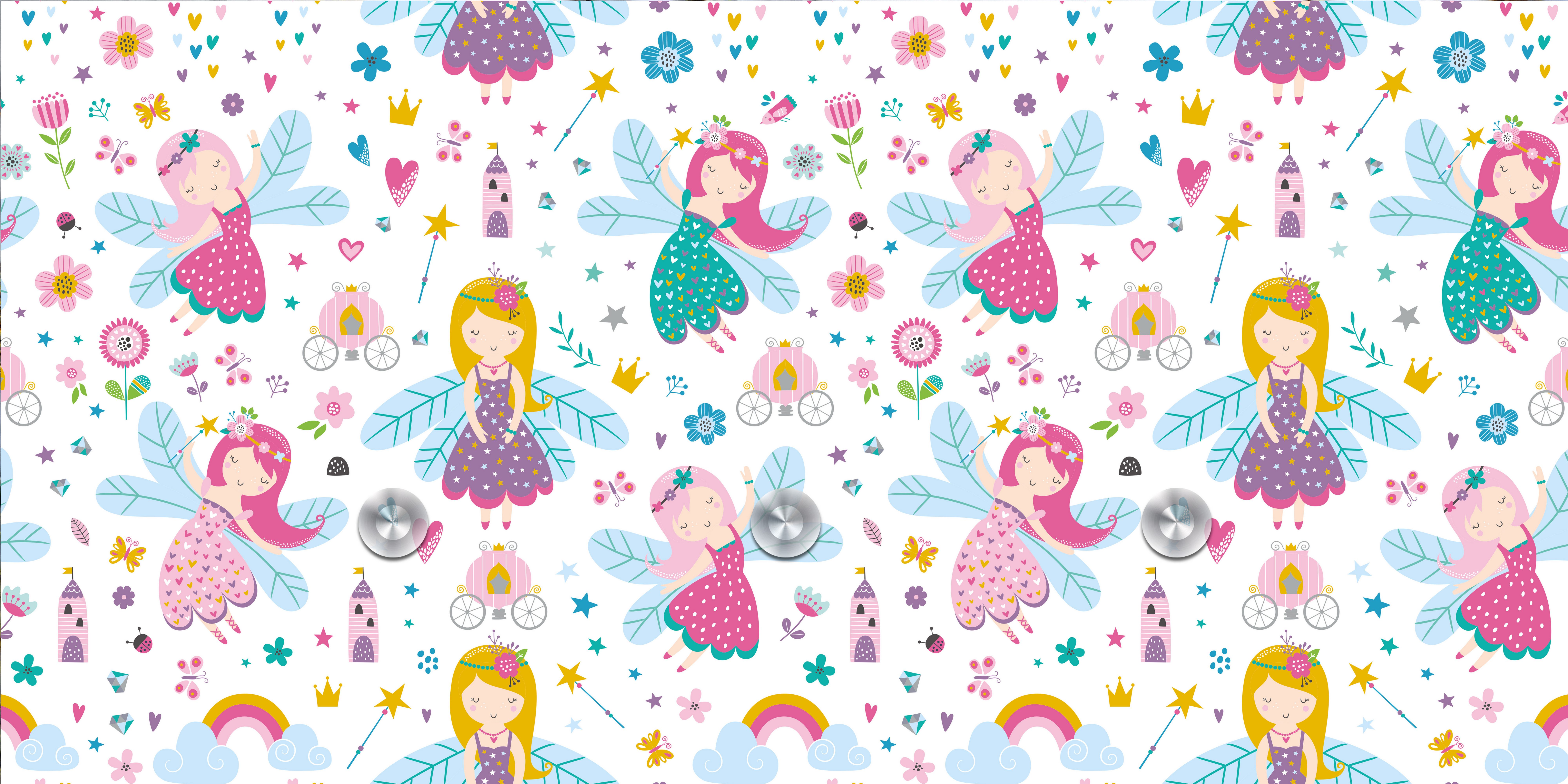 queence Garderobenleiste Princess (1 St), inkl. 3 Edelstahlhaken und Aufhängung