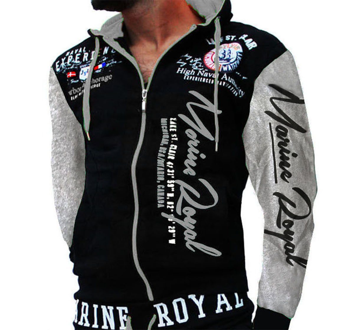 Jaylvis Collegejacke Herren Sweatjacke Sportjacke Joggingjacke günstig online kaufen