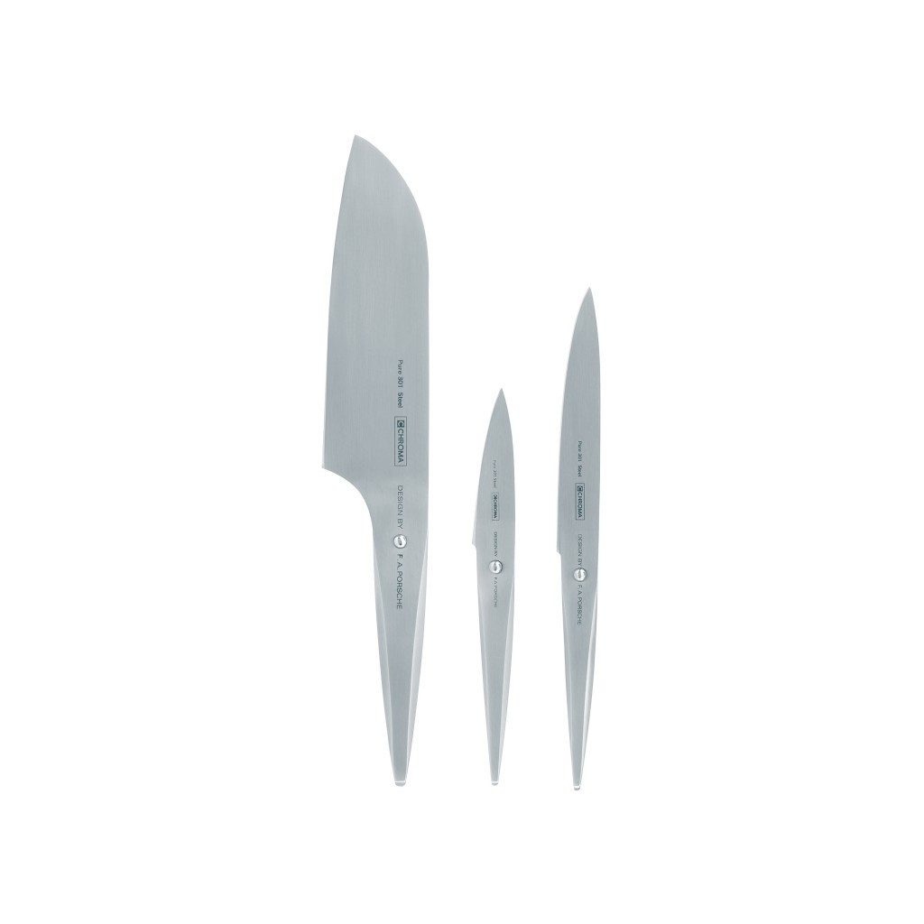 CHROMA Messer-Set type 301 Messerset P-02 + P-09 + P-19 (Spar-Set, 3-tlg)