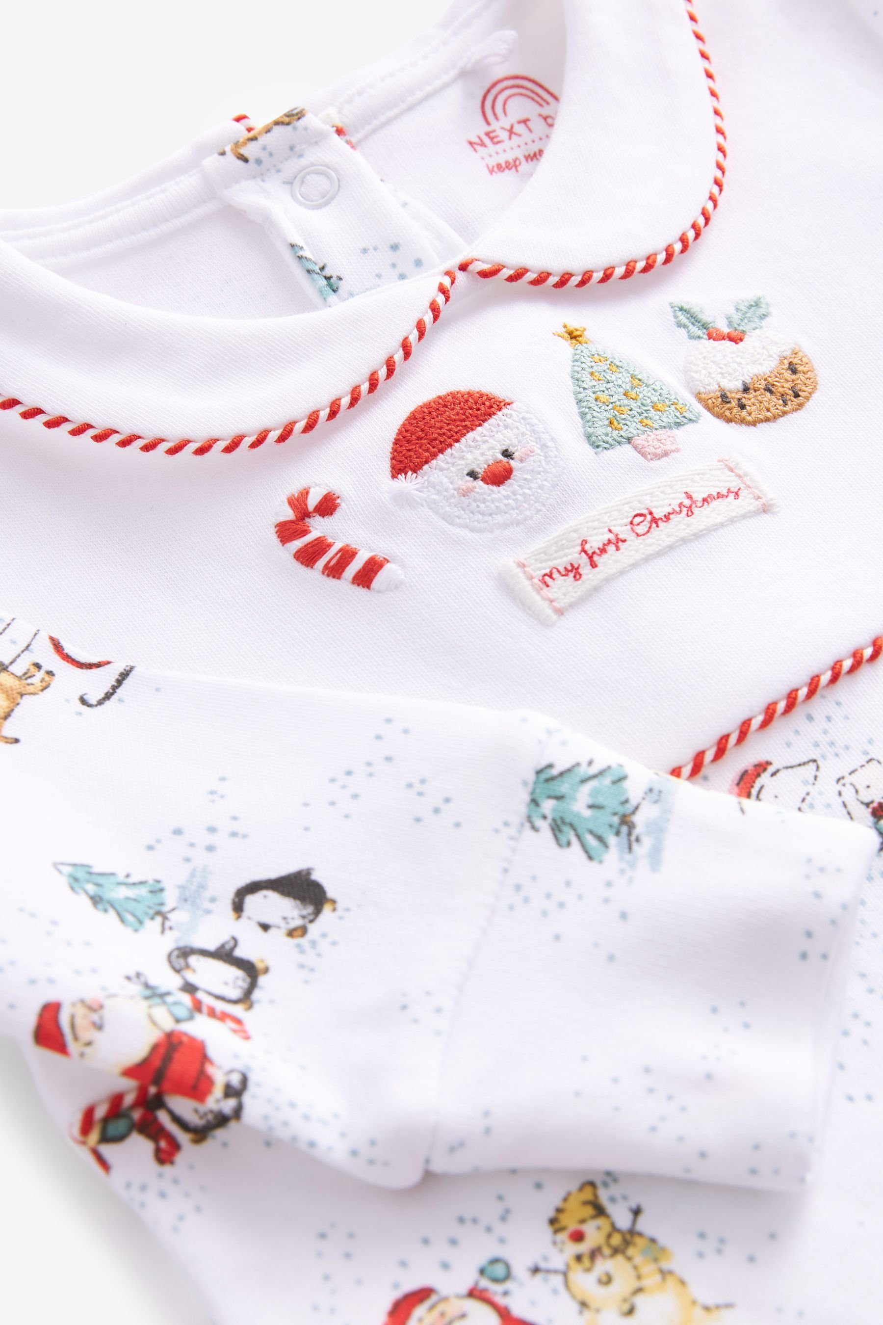 Christmas“ (1-tlg) First Baby-Schlafanzug Next „My Schlafoverall