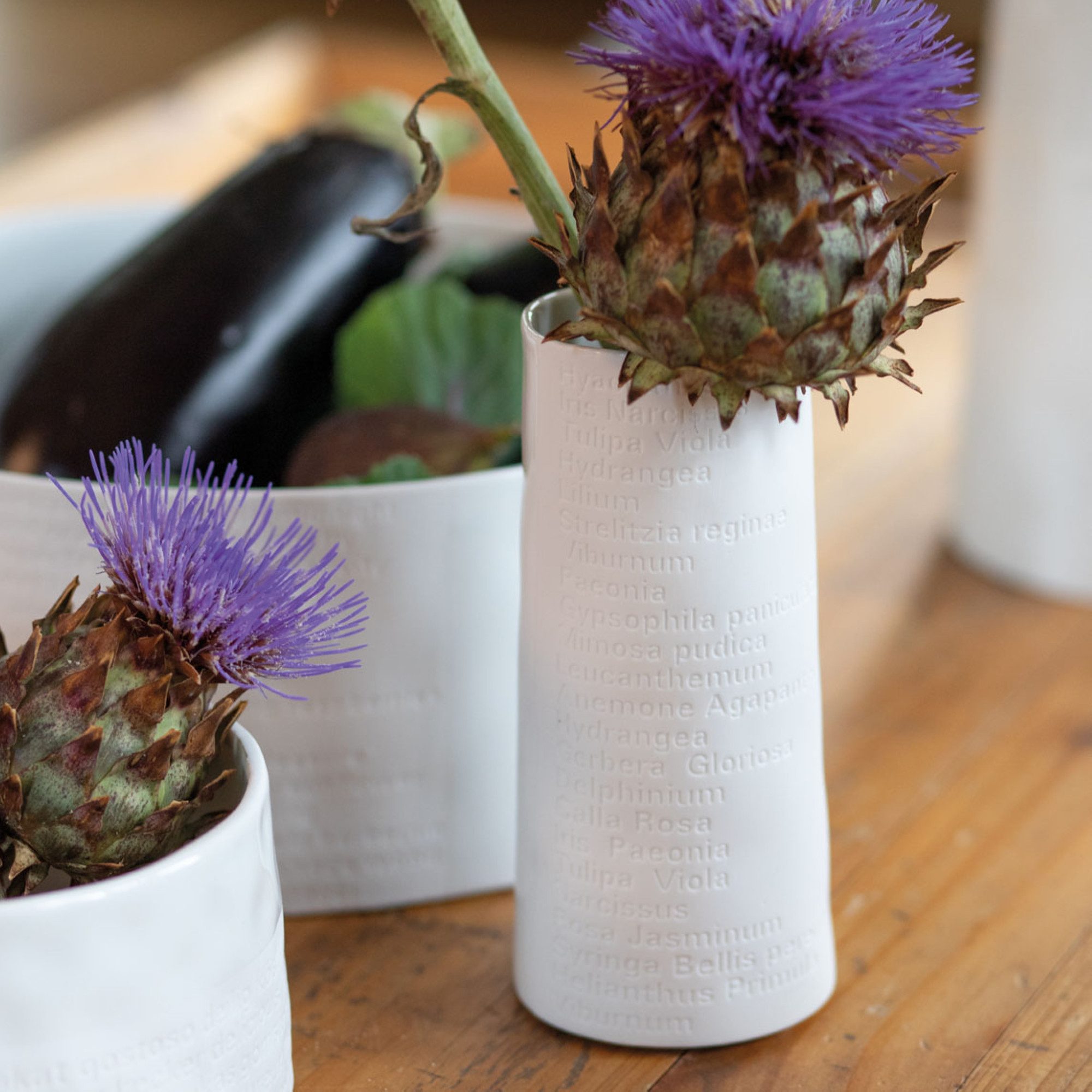 Räder Dekovase räder Raumpoesie Vase Breit, Klein Weiß günstig online kaufen