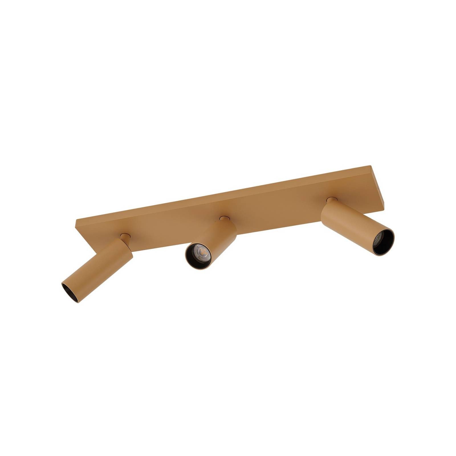 Arcchio Deckenstrahler Brinja Slim, Metall, Braun IP20, 3 x 5 W LED (GU10 MR11)