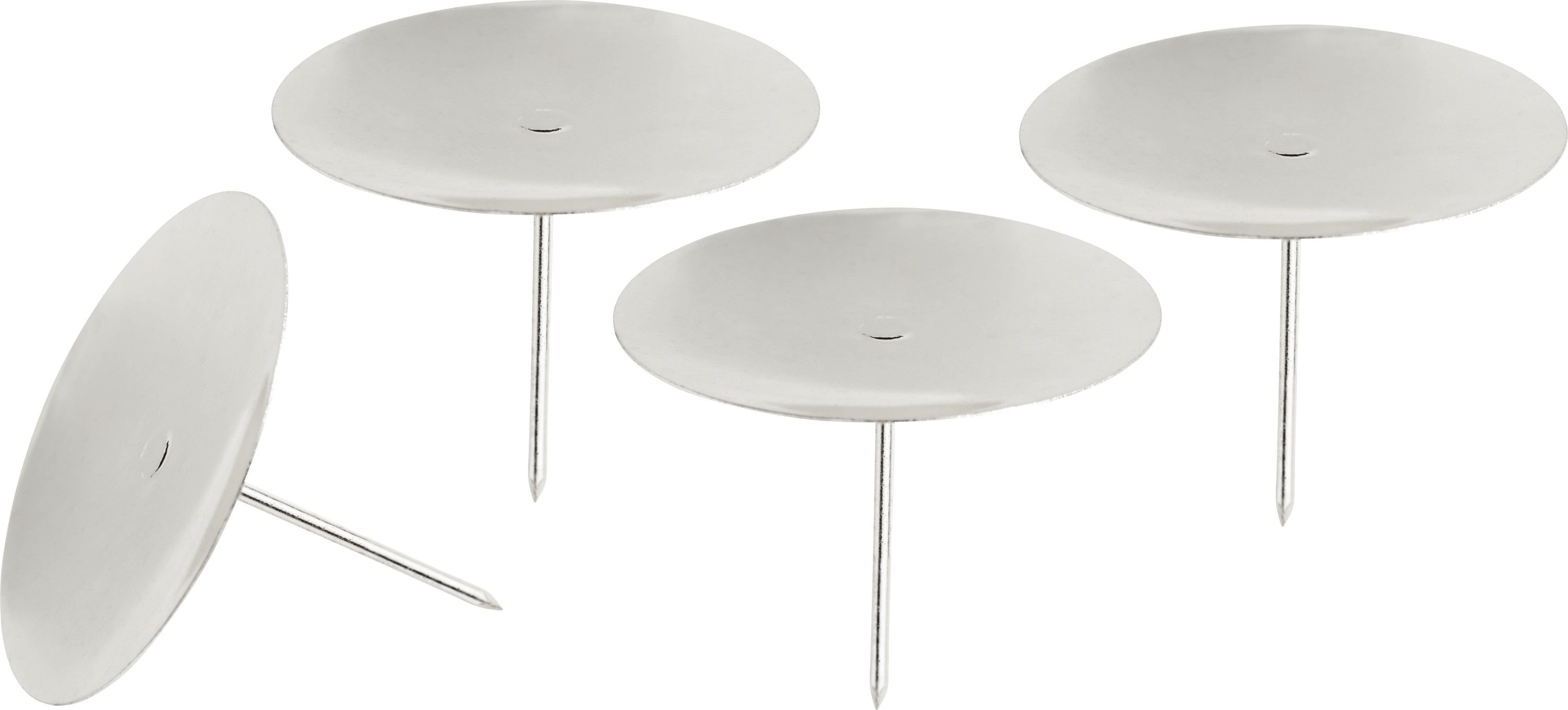 Adventskerze Metall-Kerzenhalter, Ø 6 cm