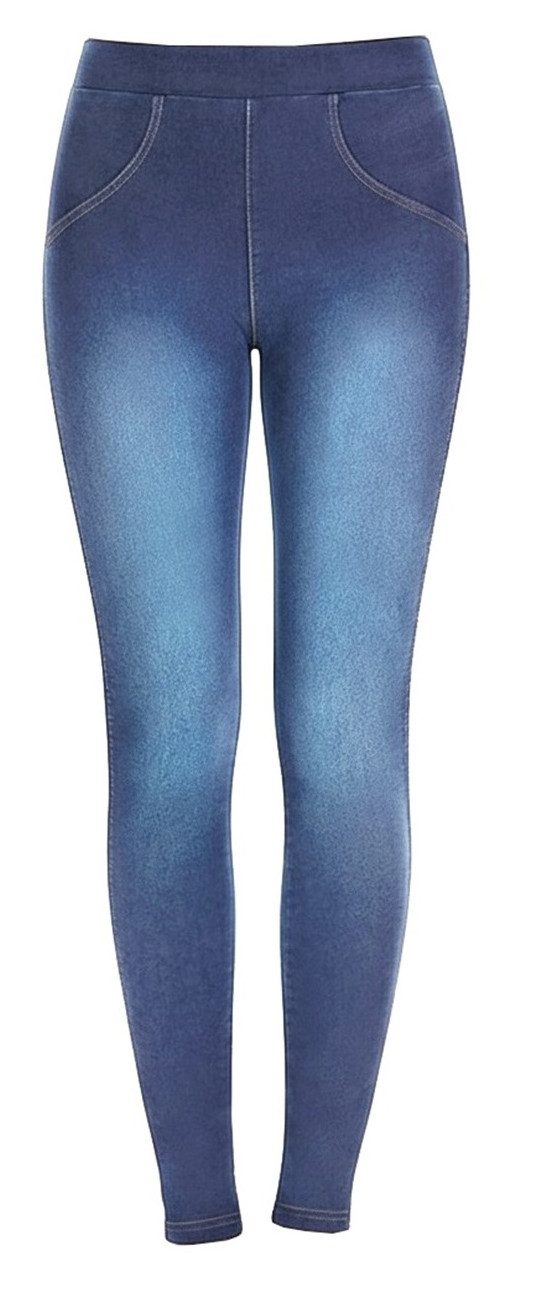Bas Bleu Shapingleggings in stilvoller Jeans-Optik günstig online kaufen