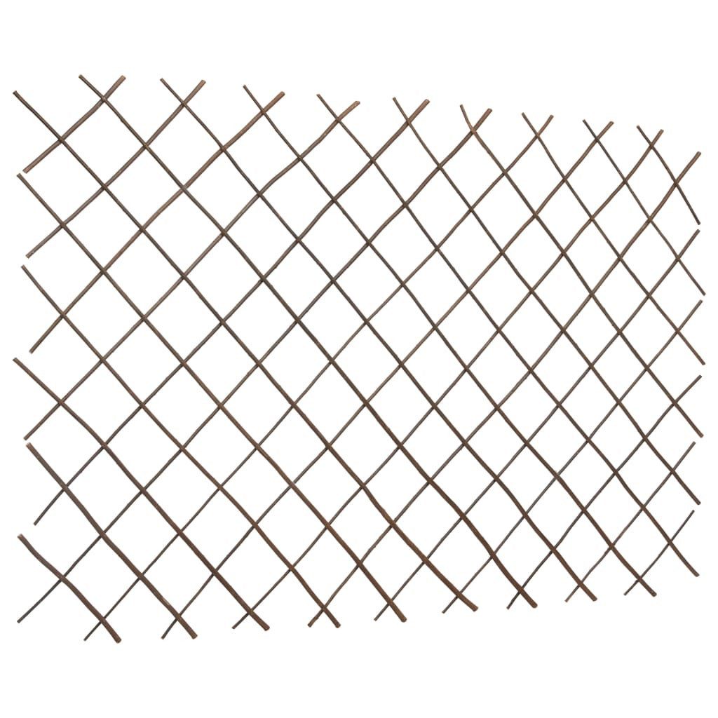 vidaXL Gartenzaun Weidenzaun-Rankgitter 5 Stk. 180x120 cm, (5-St)