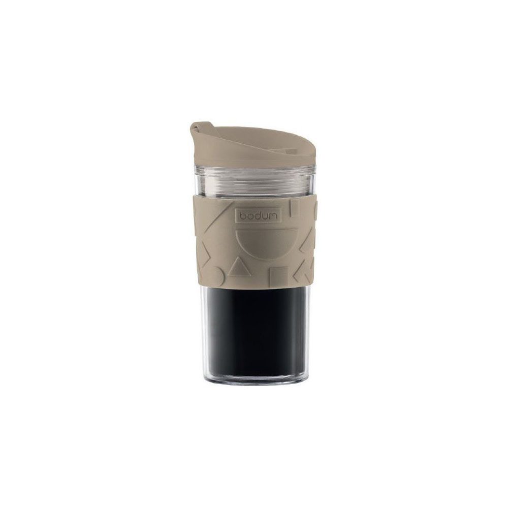 Bodum Кружки Travel Mug, Reisebecher, aus Kunststoff und Silikon, 0,35 Liter