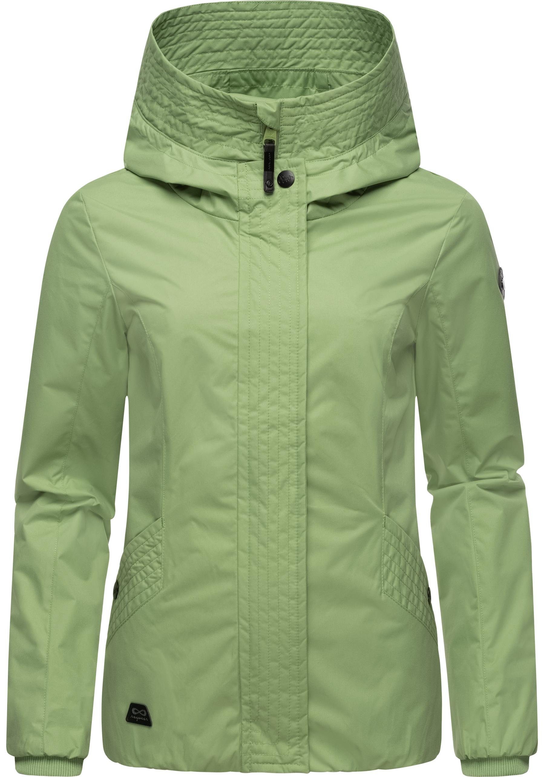 Ragwear Outdoorjacke Vannesa Modische Damen Übergangsjacke mit Kapuze