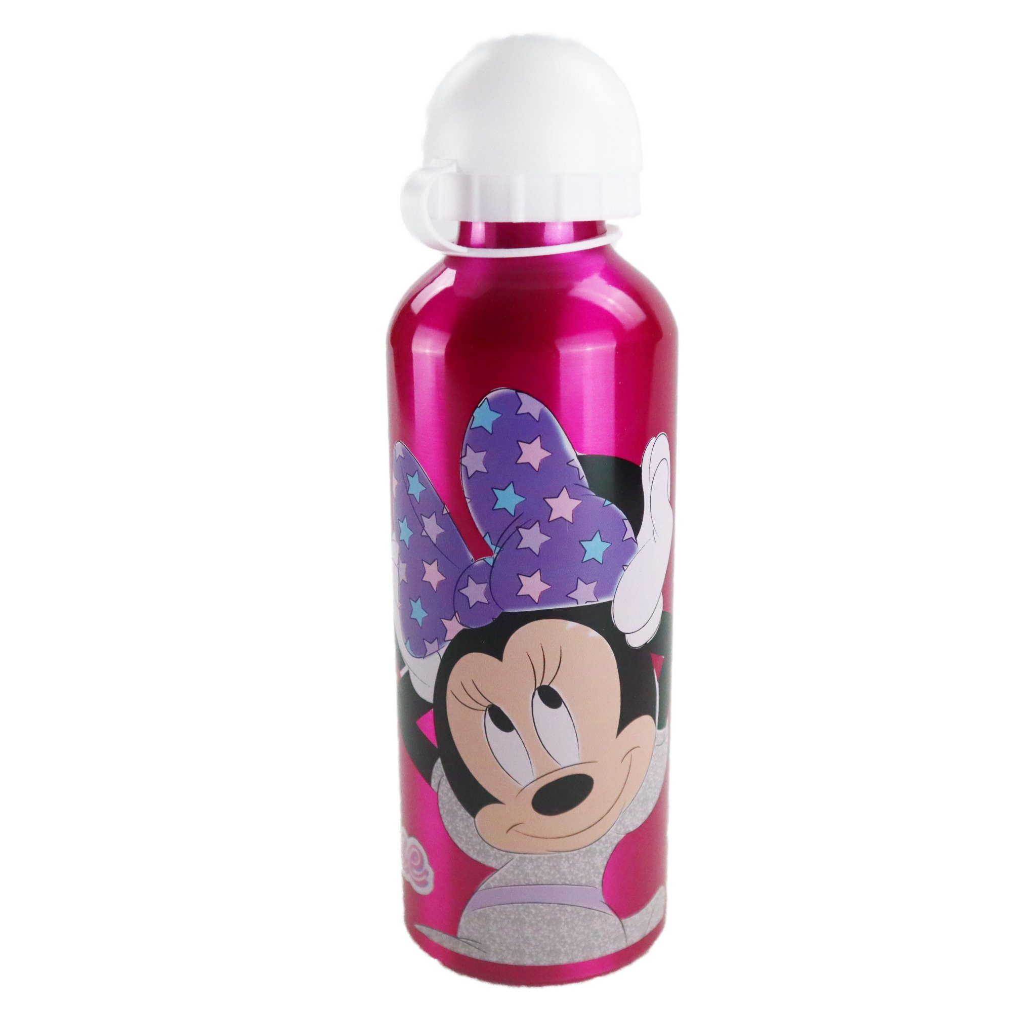 Disney Trinkflasche Disney Flasche 500 Maus Minnie ml Einhorn Alu Wasserflasche