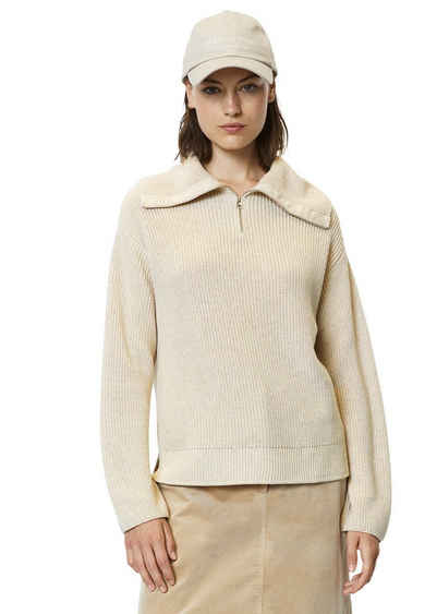 Marc O'Polo Strickpullover mit Seitennaht-Schlitzen