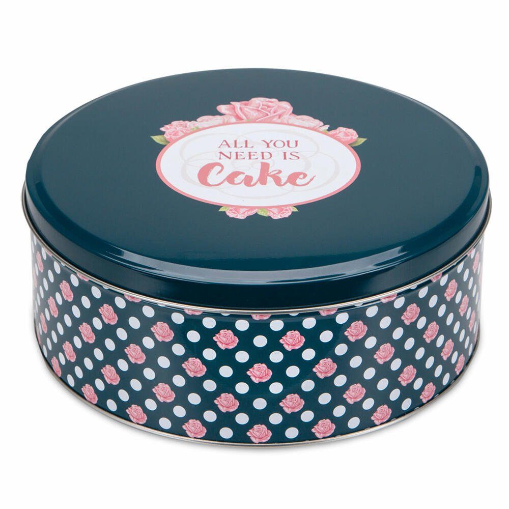 Keksdose All you need is Cake Ø 22 cm