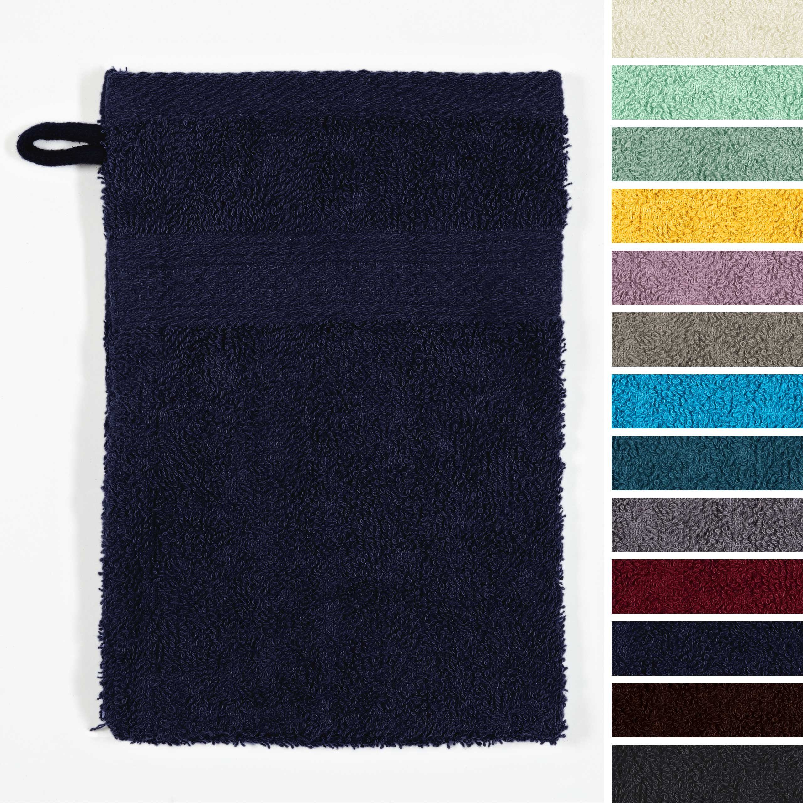 Lumaland Handtuch Set »Premium 10er Set Waschlappen« (Set, 10-tlg), Sets  100% Baumwolle 10 Waschlappen 16 x 21 cm