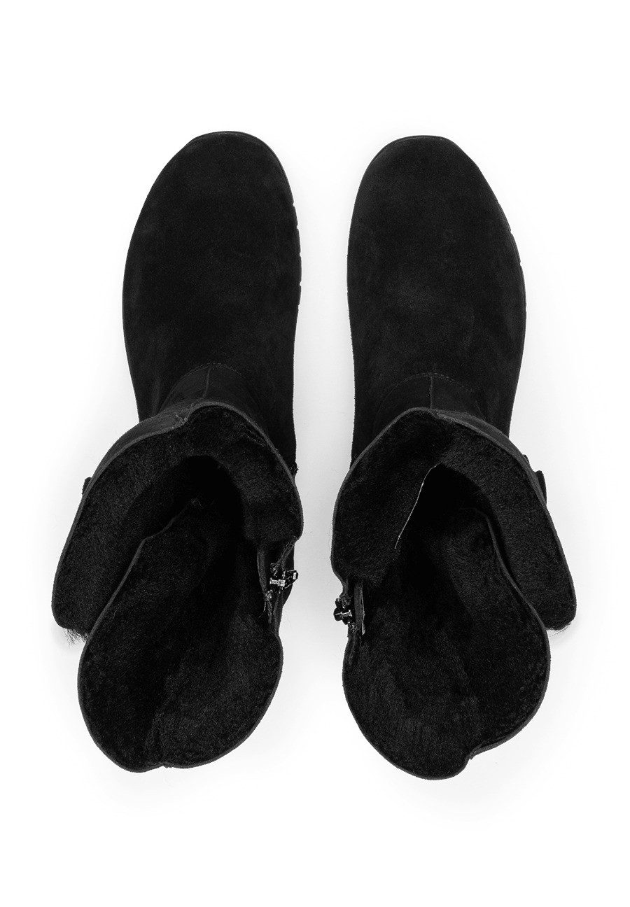 vitaform Damen Stiefel Veloursleder & Doubleface Stiefel