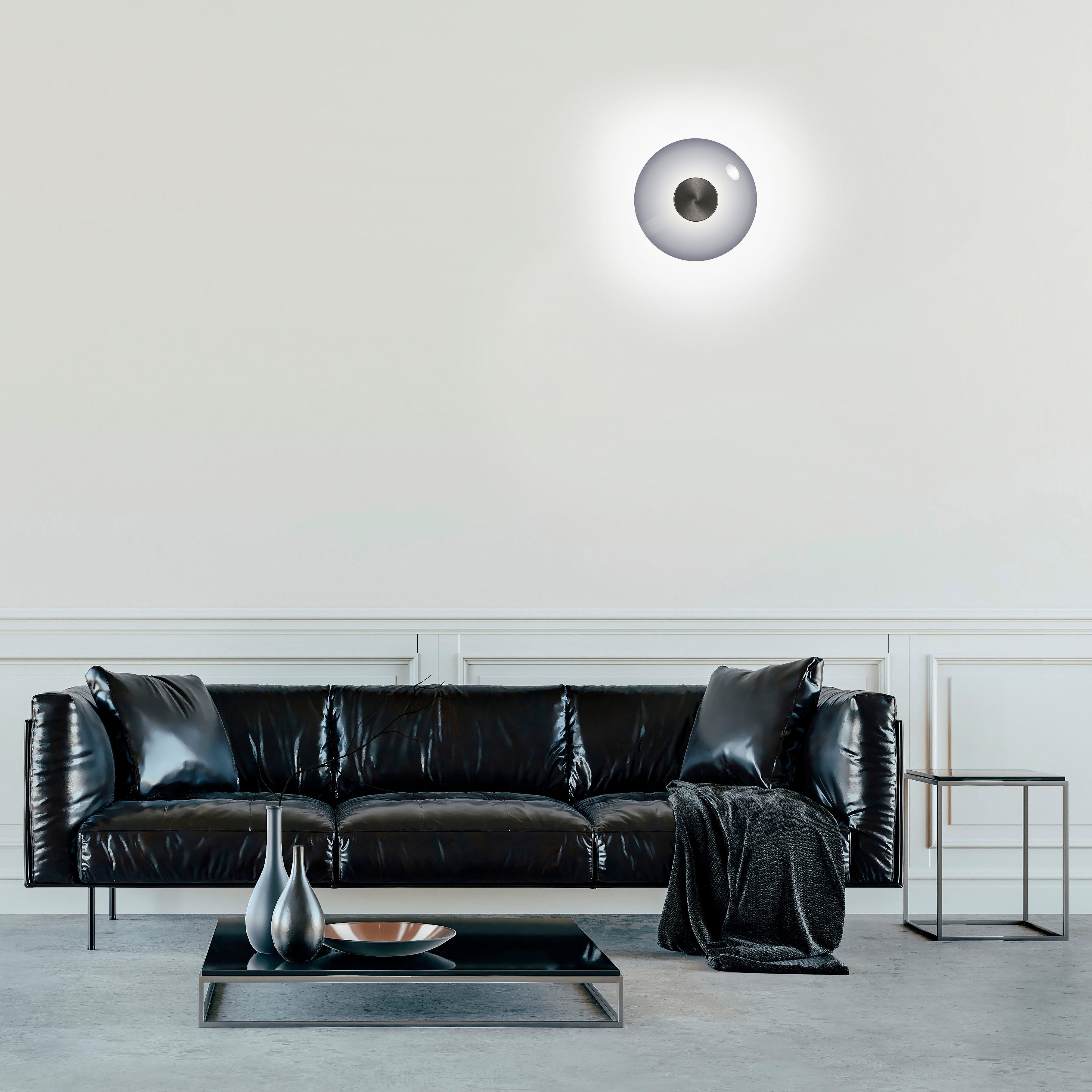 Neuhaus PURE LED Deckenleuchte PURE Vitrum, LED fest integriert, Warmweiß, Dimmfähig über separaten Dimmer, zeitloses Design