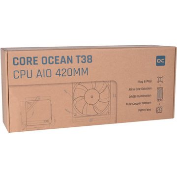 AlphaCool CPU Kühler Core Ocean T38 AIO 420mm