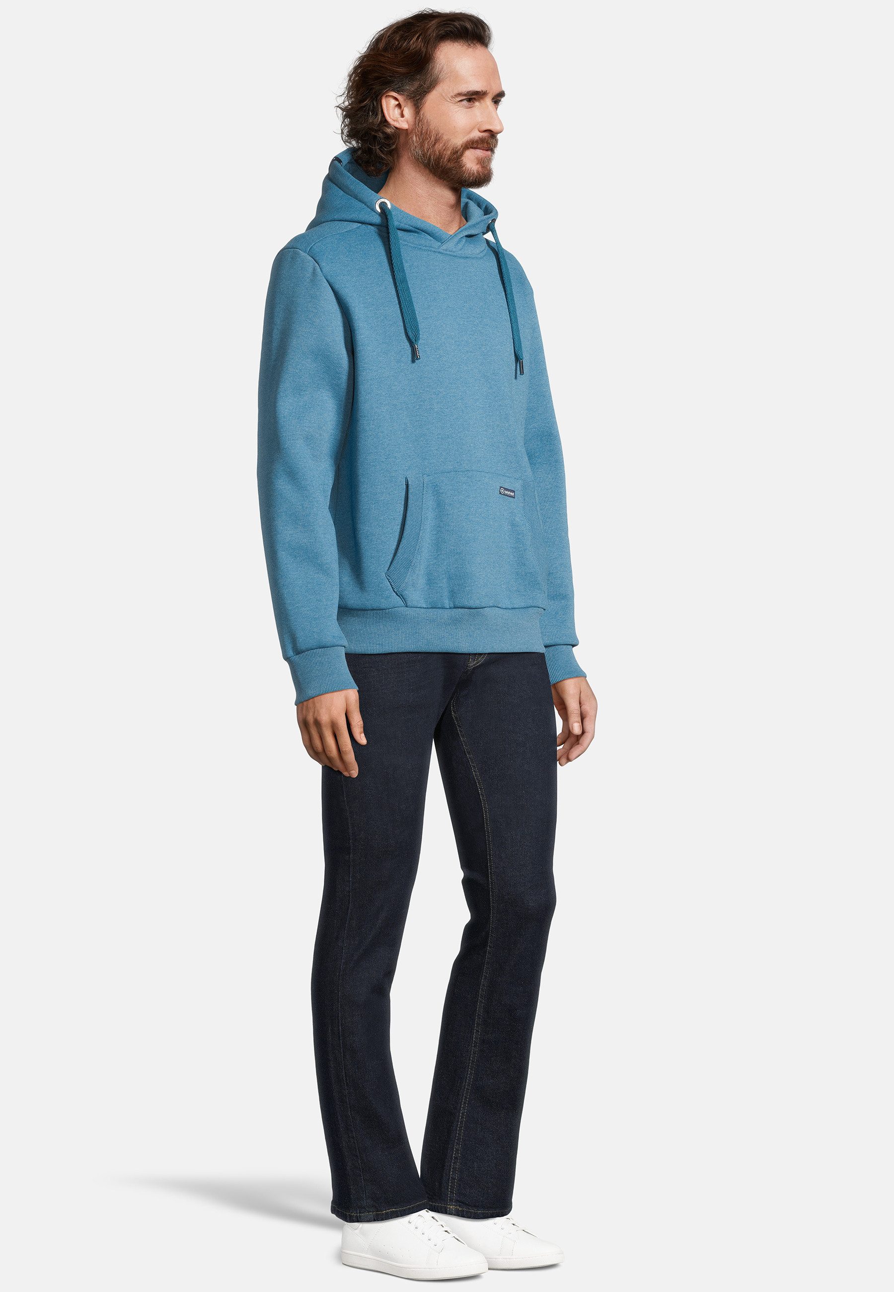 salzhaut Hoodie HEFF Herren Regular Fit salzhaut Kapuzenpullover – bequemer Fit und nordisch klares Design – Bild 4 von 5