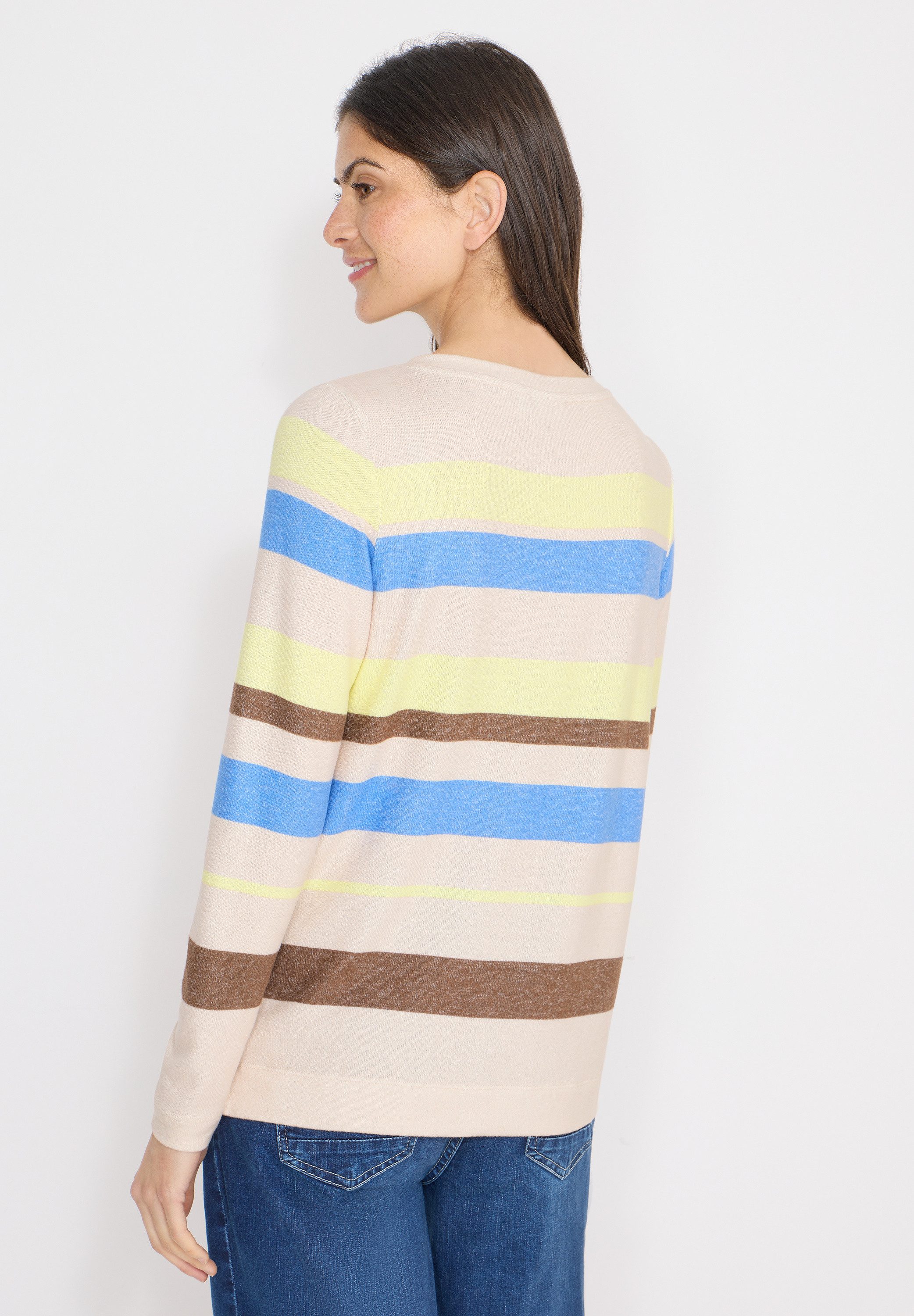 CECIL Langarmshirt aus strecthigem Viskosematerial