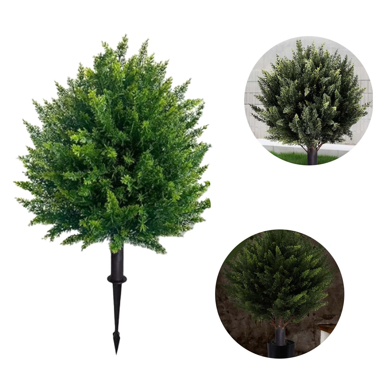 Kunstbaum Künstlicher Zedern-Formschnitt-Baum mit Erdspieß Zeder, günstig online kaufen