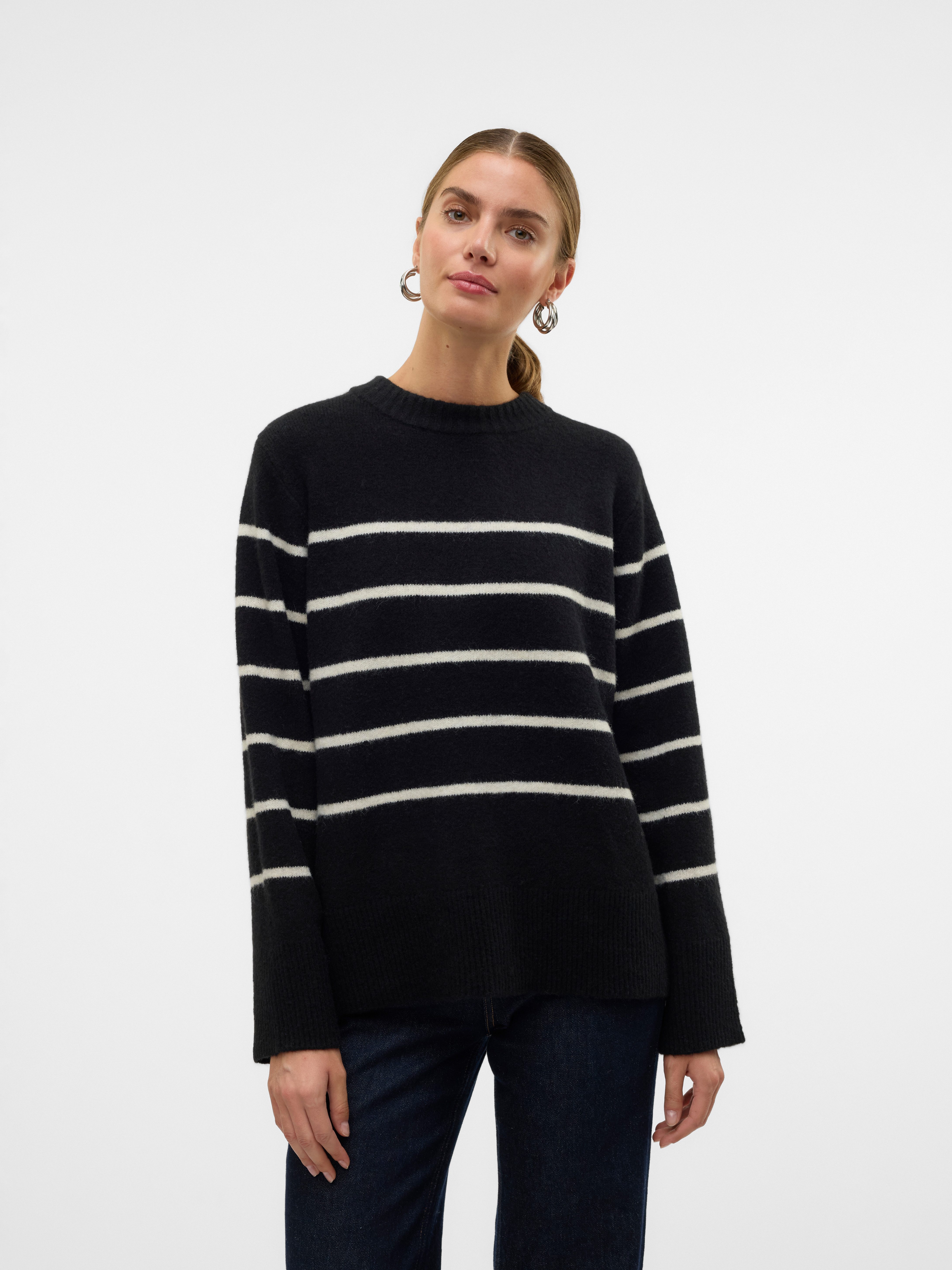 Strickpullover VMFLAWLESS LS O-NECK PULLOVER GA NOOS