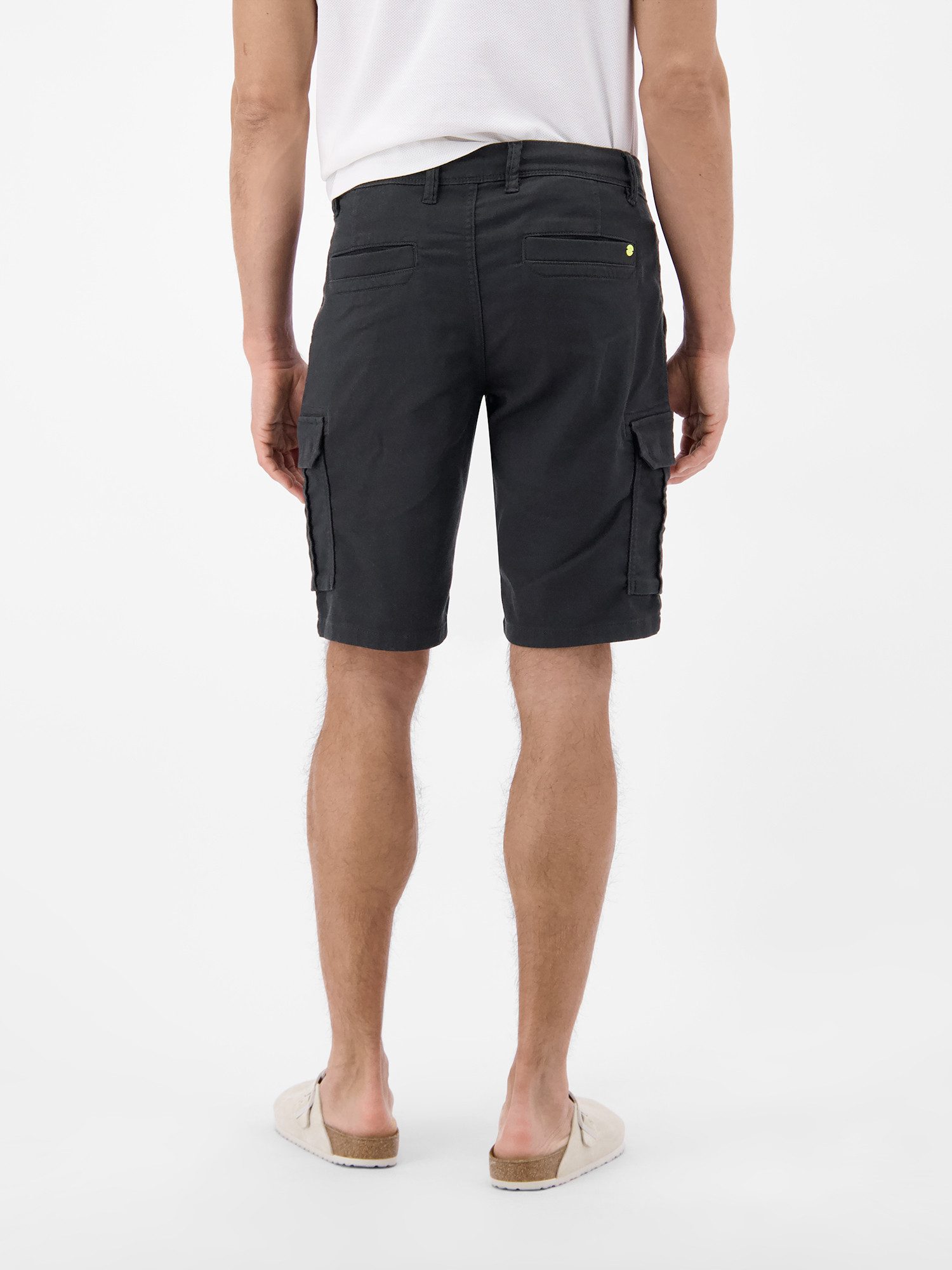 LERROS Cargohose Maskuline Cargo-Bermuda mit Tunnelzug und Gürtelschlaufen