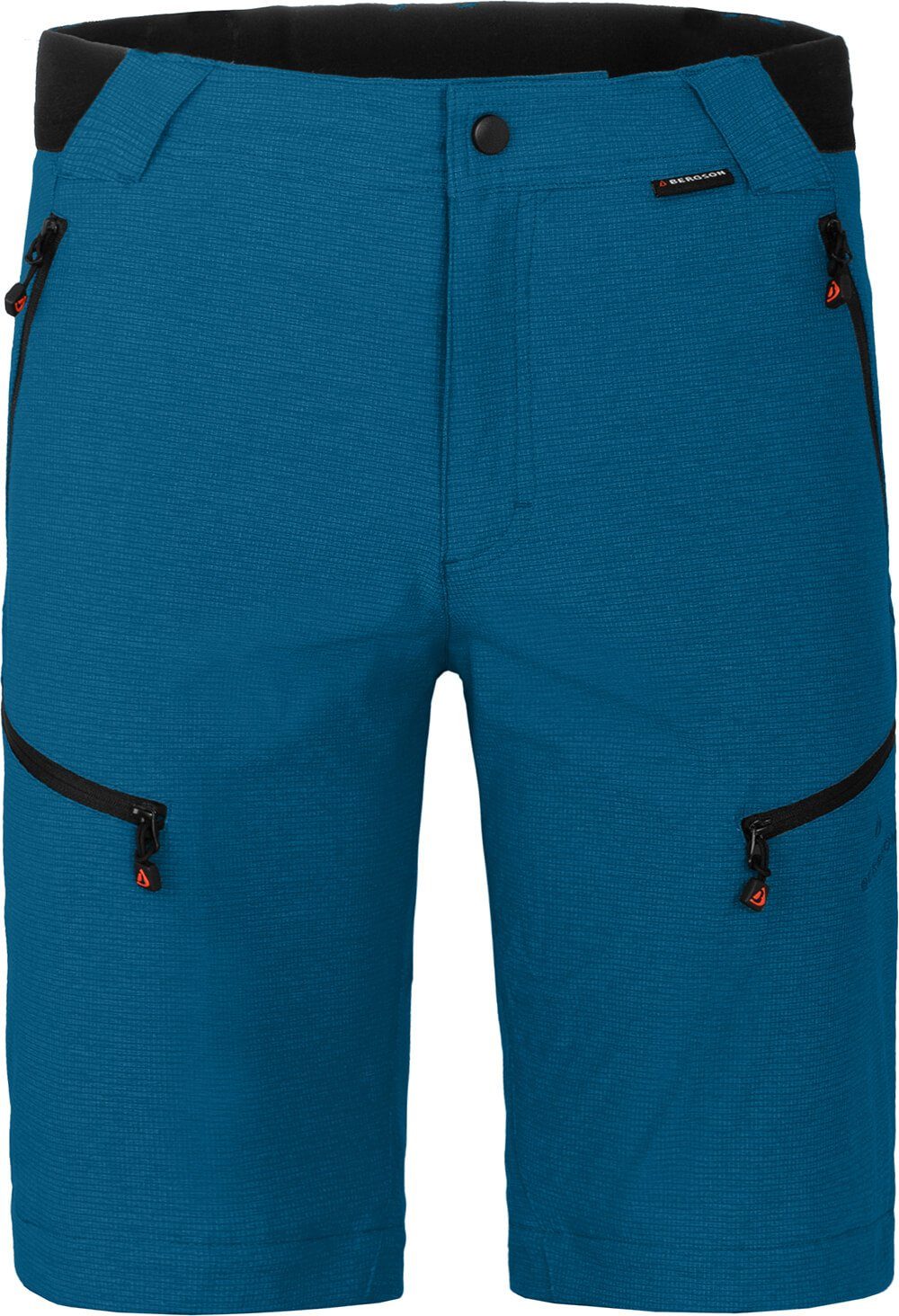 Saphir Bergson Herren Wanderhose, elastisch, blau Zipp-Off LEBIKO robust, Normalgrößen, Zip-off-Hose