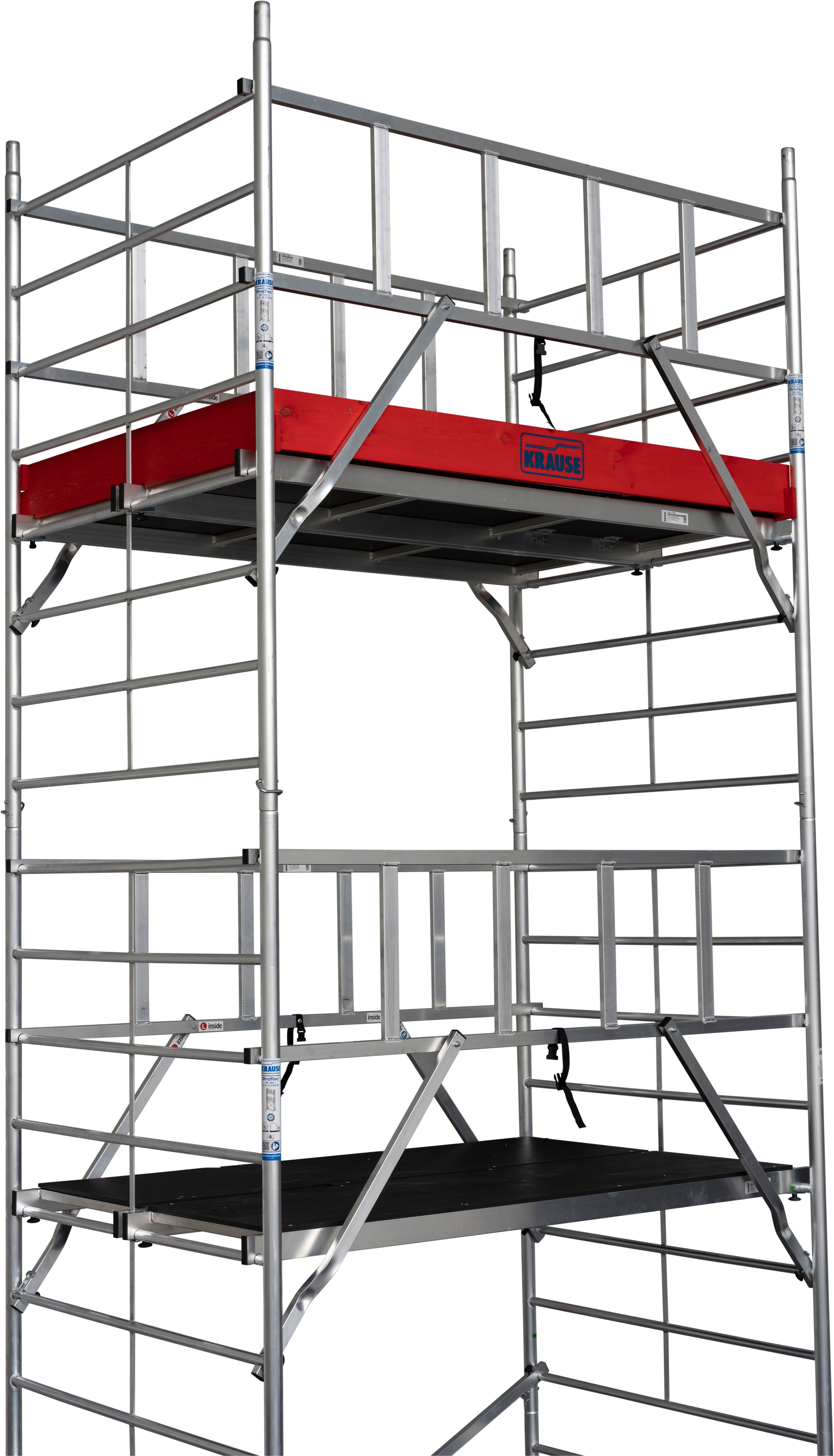 KRAUSE ProTec XXL wide-frame mobile scaffold (set), working height: 4.3 meters