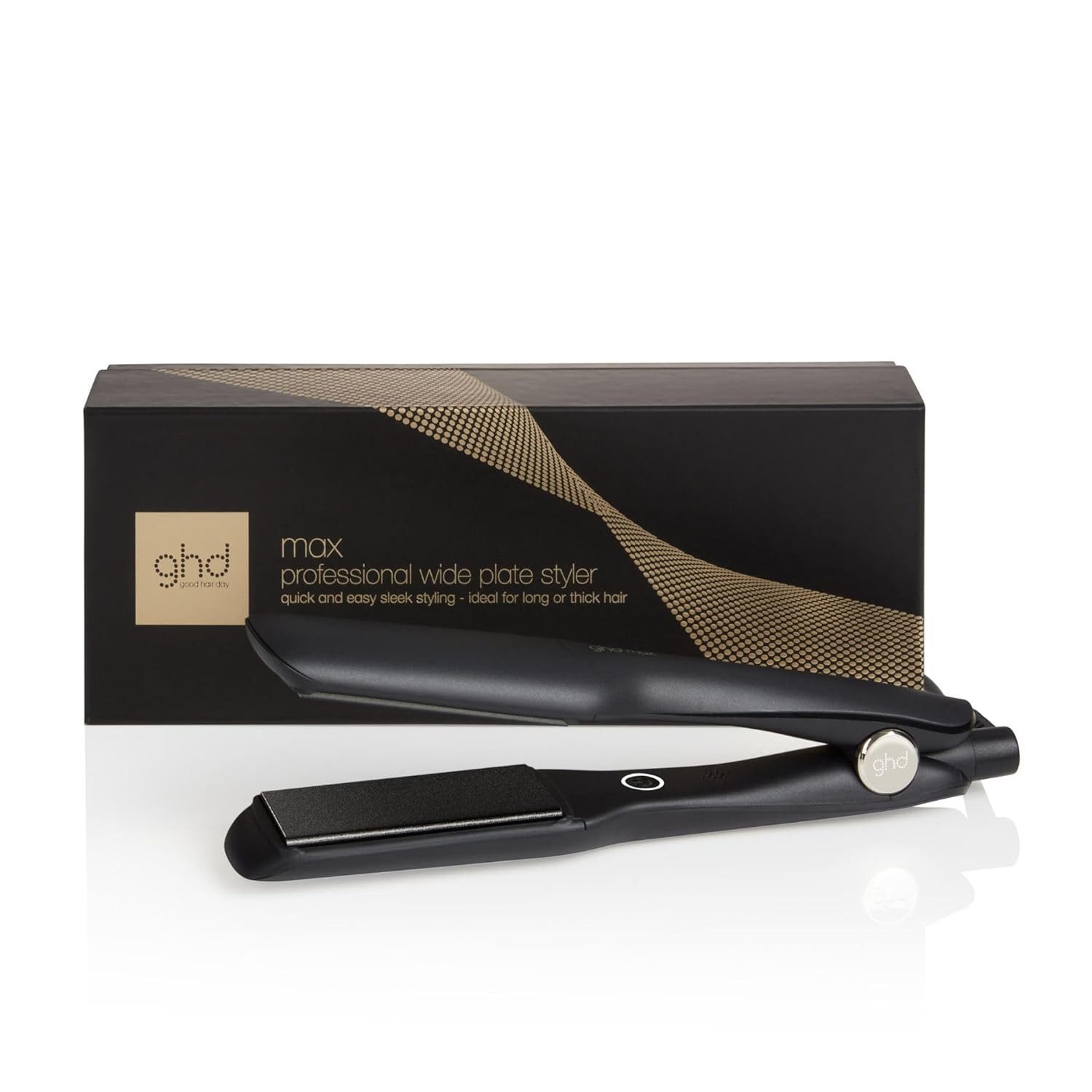 GHD Glätteisen Max breites Glätteisen & Styler, schneller Styling, mehr Glanz, weniger Frizz