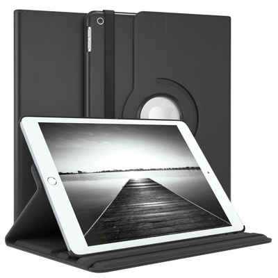 EAZY CASE Tablet-Hülle Rotation Case für Apple iPad 7./8./9. Gen. 10,2 Zoll, Hülle 360° drehbar mit Standfunktion Etui Anti-Kratz Tasche Schwarz
