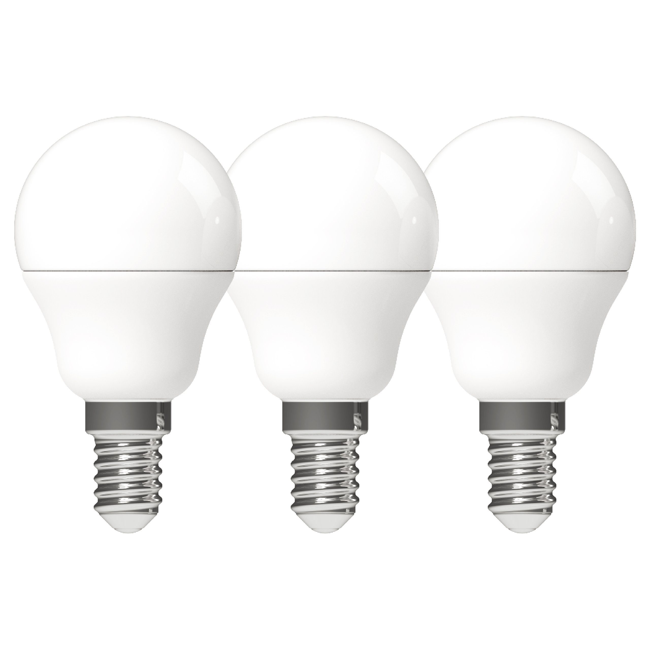 LED's light LED-Leuchtmittel 0620177 LED Kugel, E14, E14 4,9W warmweiß Opal G45 3-Pack