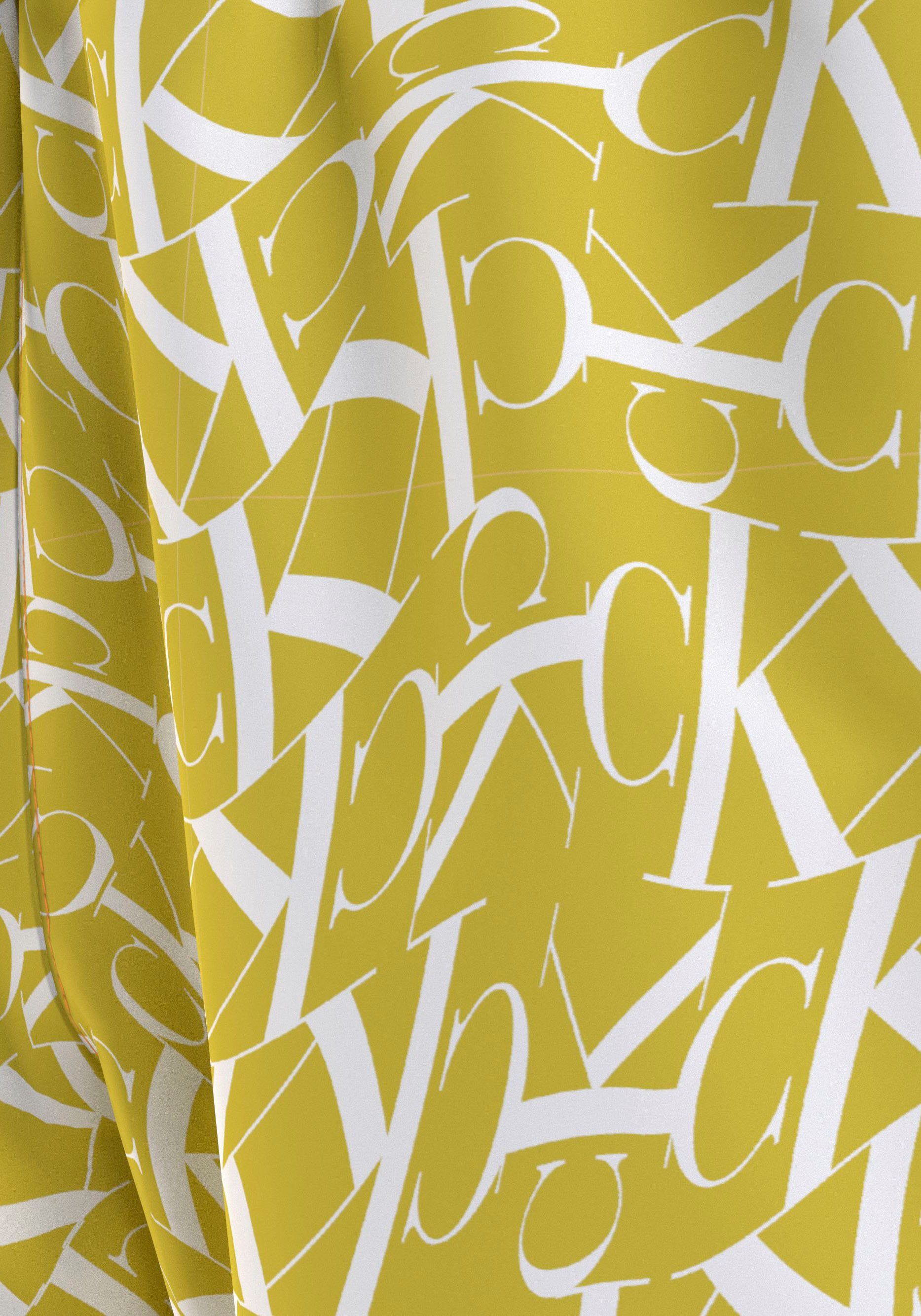 Calvin Klein Swimwear gelb Muster mit Badehose
