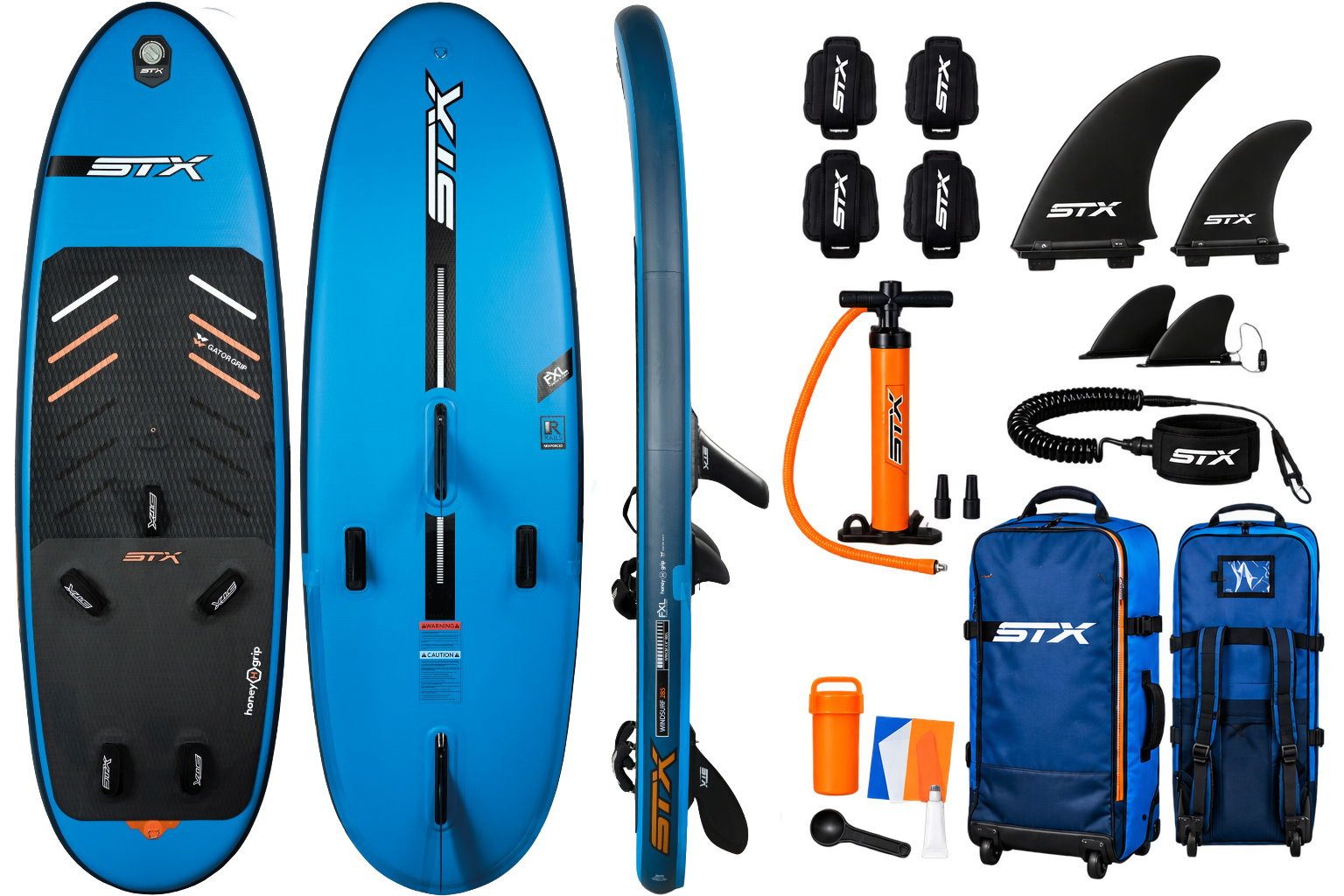 SUP-Board STX Windsurf RS 285 SUP Board 285x95 cm aufblasbar Windsurfboard iSUP