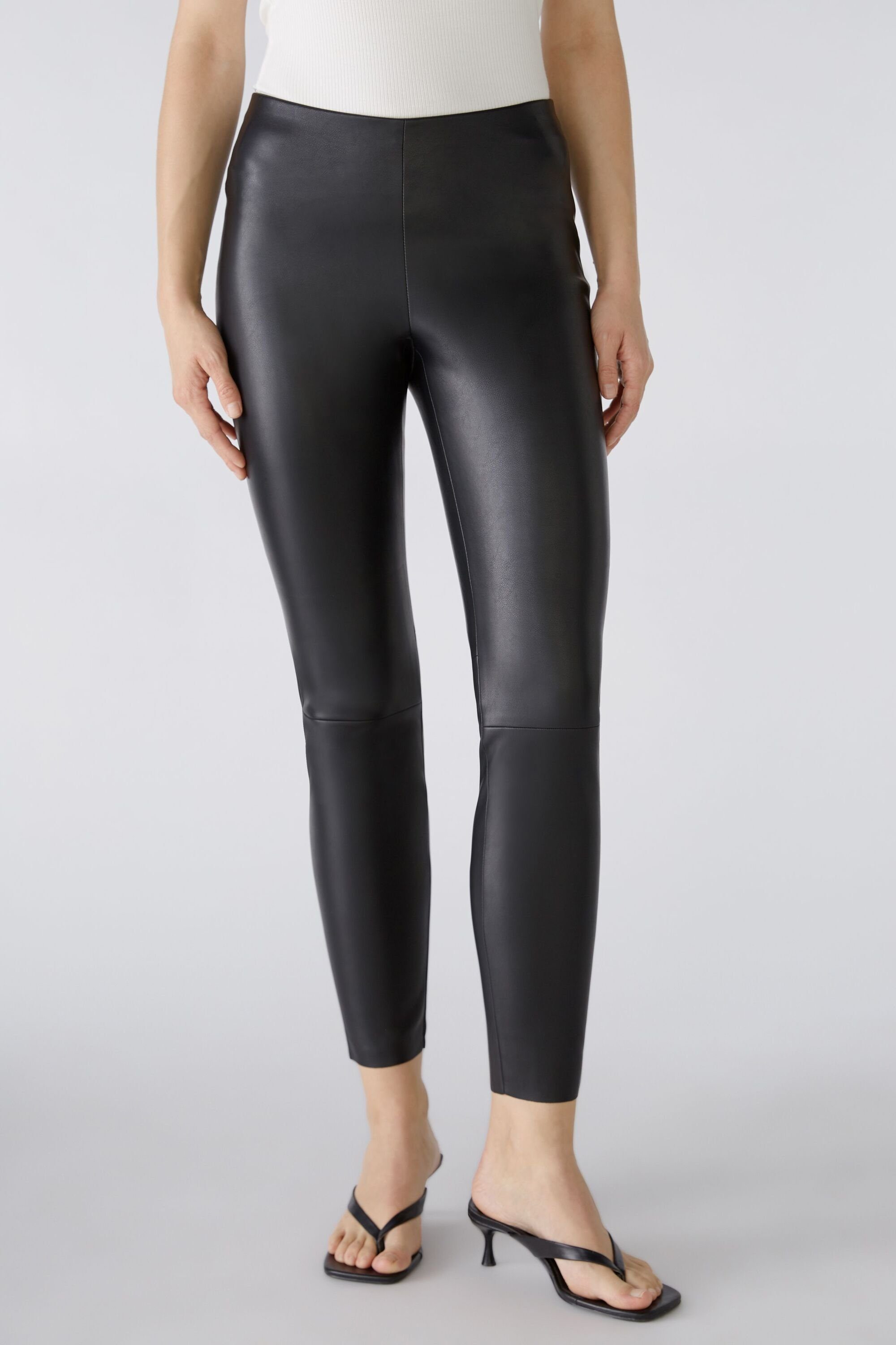 Lederoptik Lederhose Leggings in CHASEY Oui black