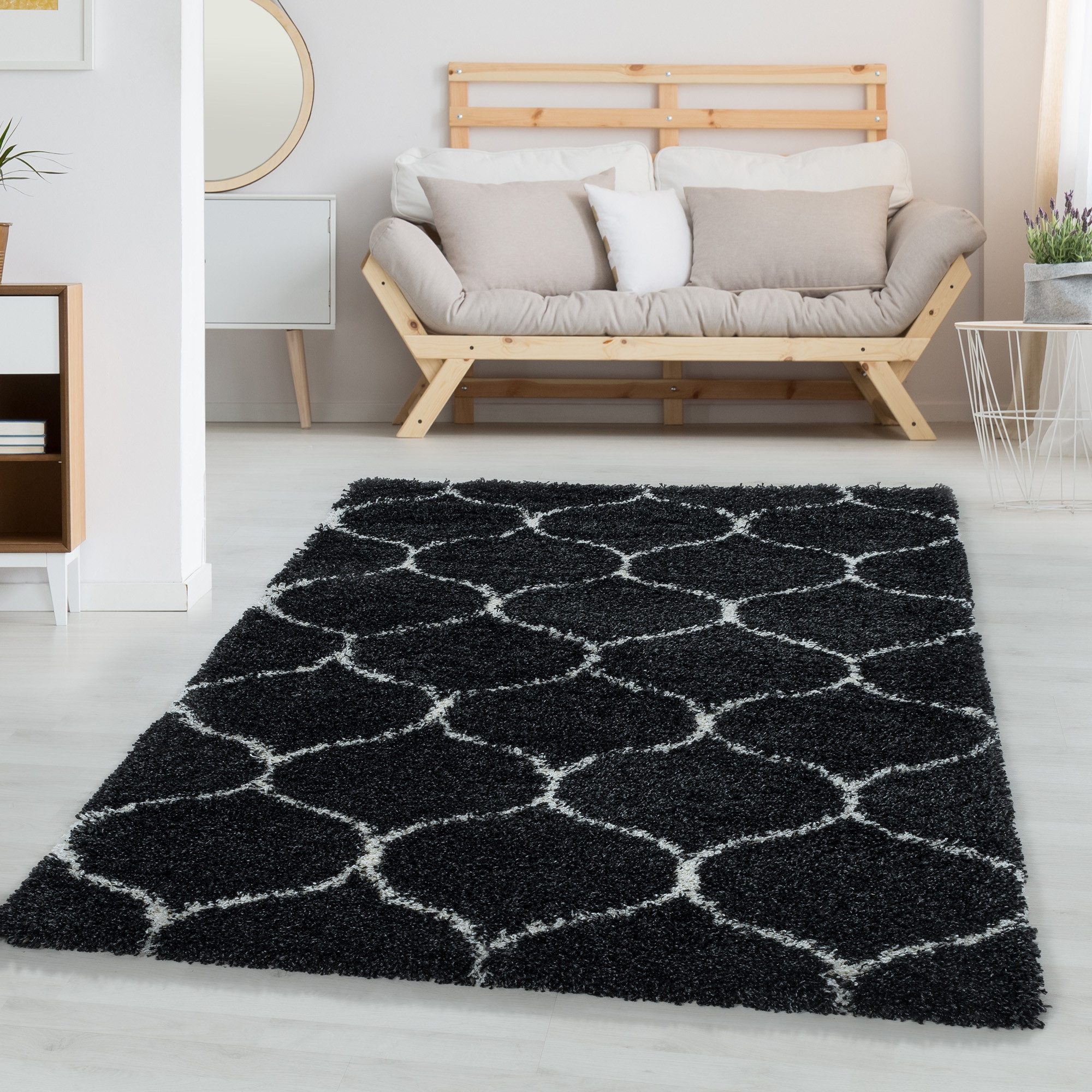 Carpettex Hochflor-Teppich Skandinavisches Design, Läufer, Höhe: günstig online kaufen