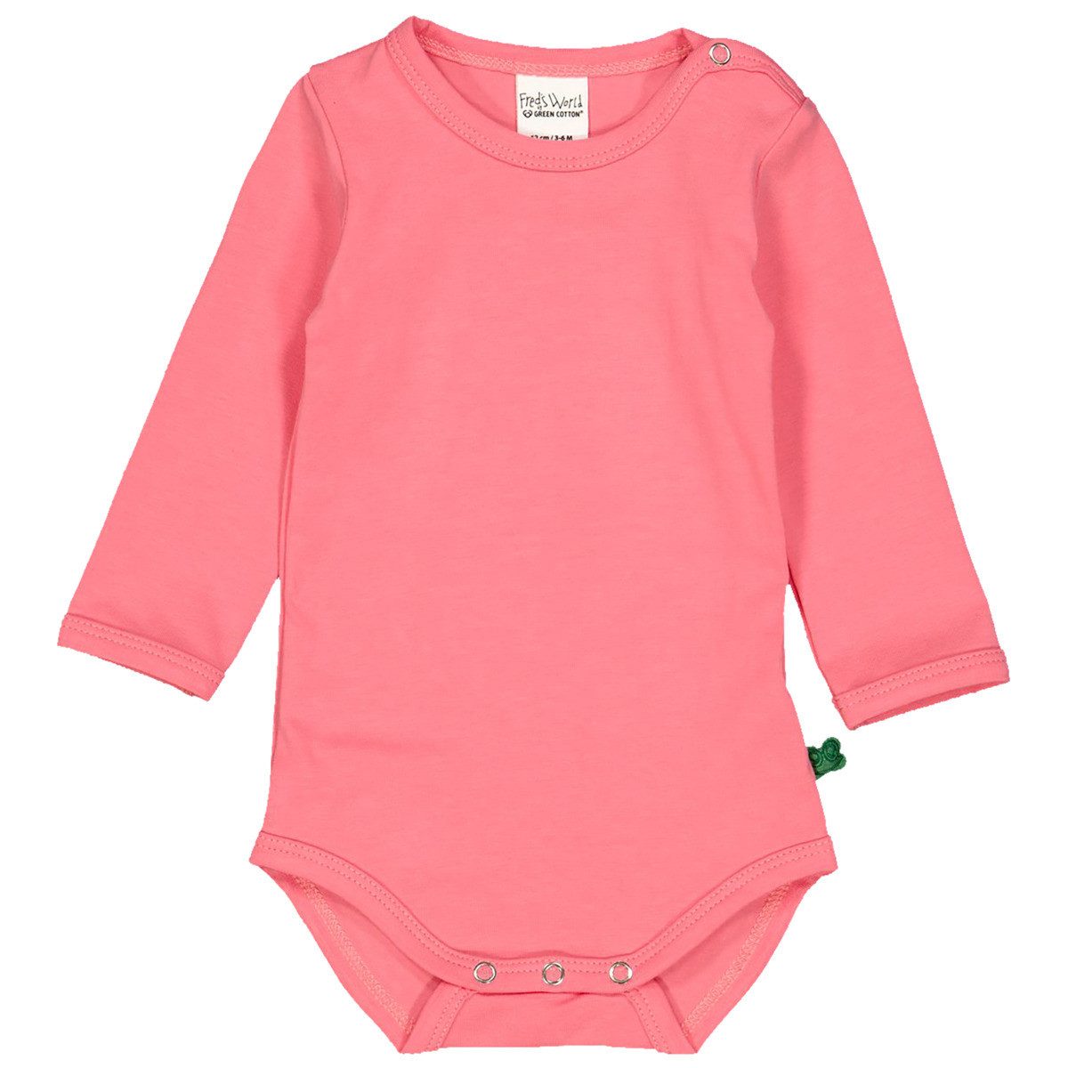Fred's World by GREEN COTTON Langarmbody 1582072100 Mädchen (2-tlg) Langarm Einteiler, Body, Longsleeve-Body, Bodysuit, Stretchbody