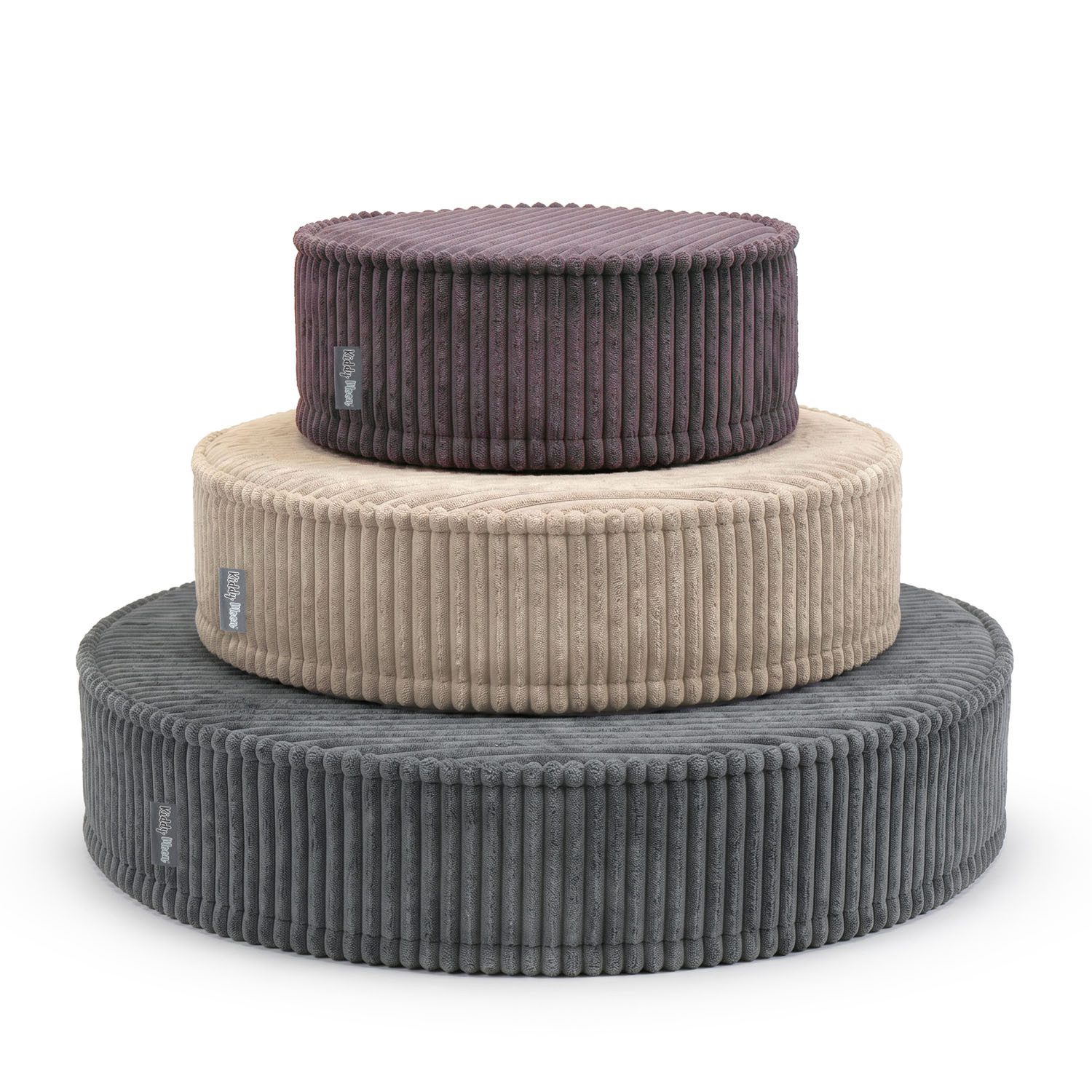 Klappmatratze KM-PF-FLOW-SML, KiddyMoon, (Set mit 3 Schaumstoffmodulen), Made in Europe