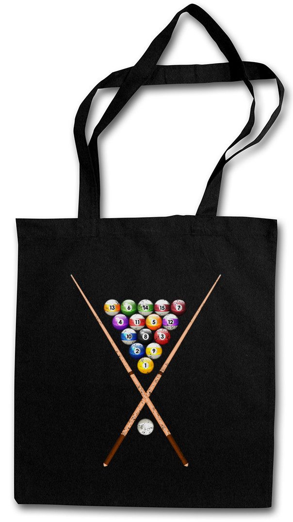 Urban Backwoods Beuteltasche Pool Billard II Stofftasche Eightball 8 Ball Kugeln Ball Gamble Player (1-tlg), Acht Rockabilly Tattoo 50s